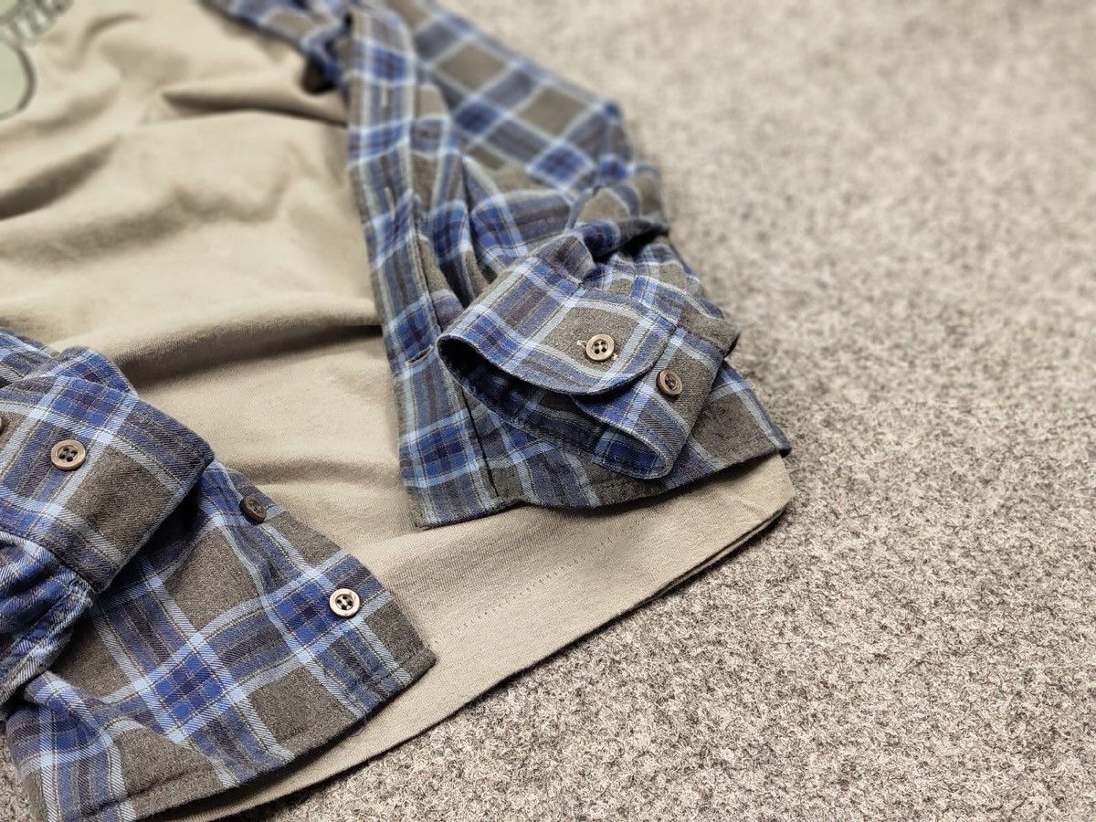 Flannel Vintage Flannel Shirt Travis Scott Style Size US L / EU 52-54 / 3 - 10 Thumbnail