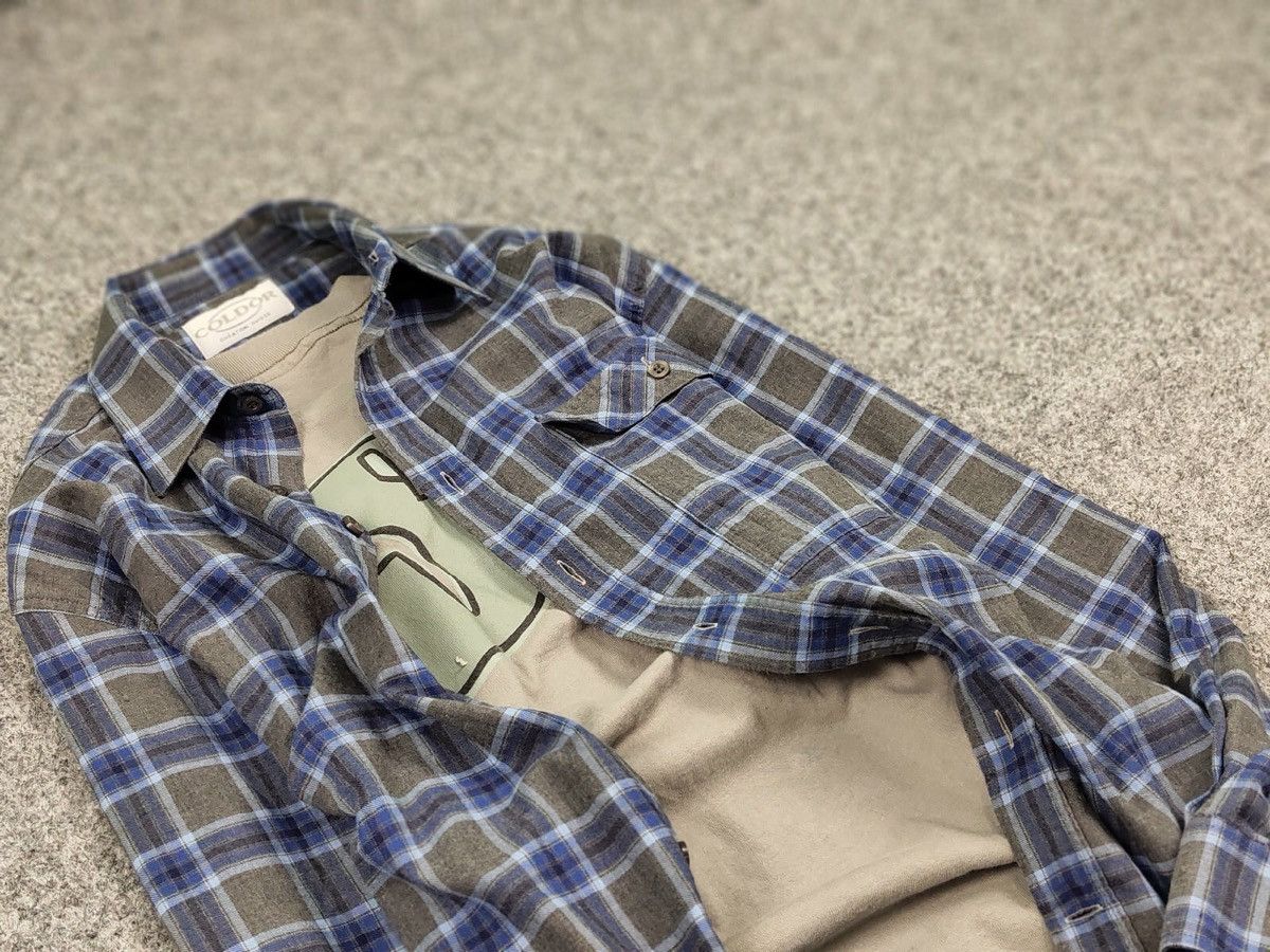 Flannel Vintage Flannel Shirt Travis Scott Style Size US L / EU 52-54 / 3 - 11 Thumbnail