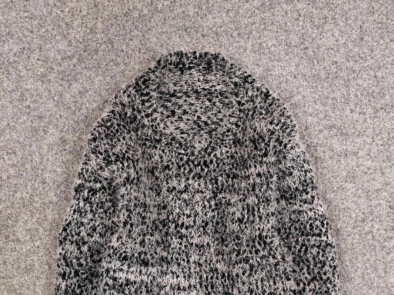 Japanese Brand Vintage 90's Japanese Black Mohair Style Fuzzy Sweater Size US M / EU 48-50 / 2 - 8 Thumbnail