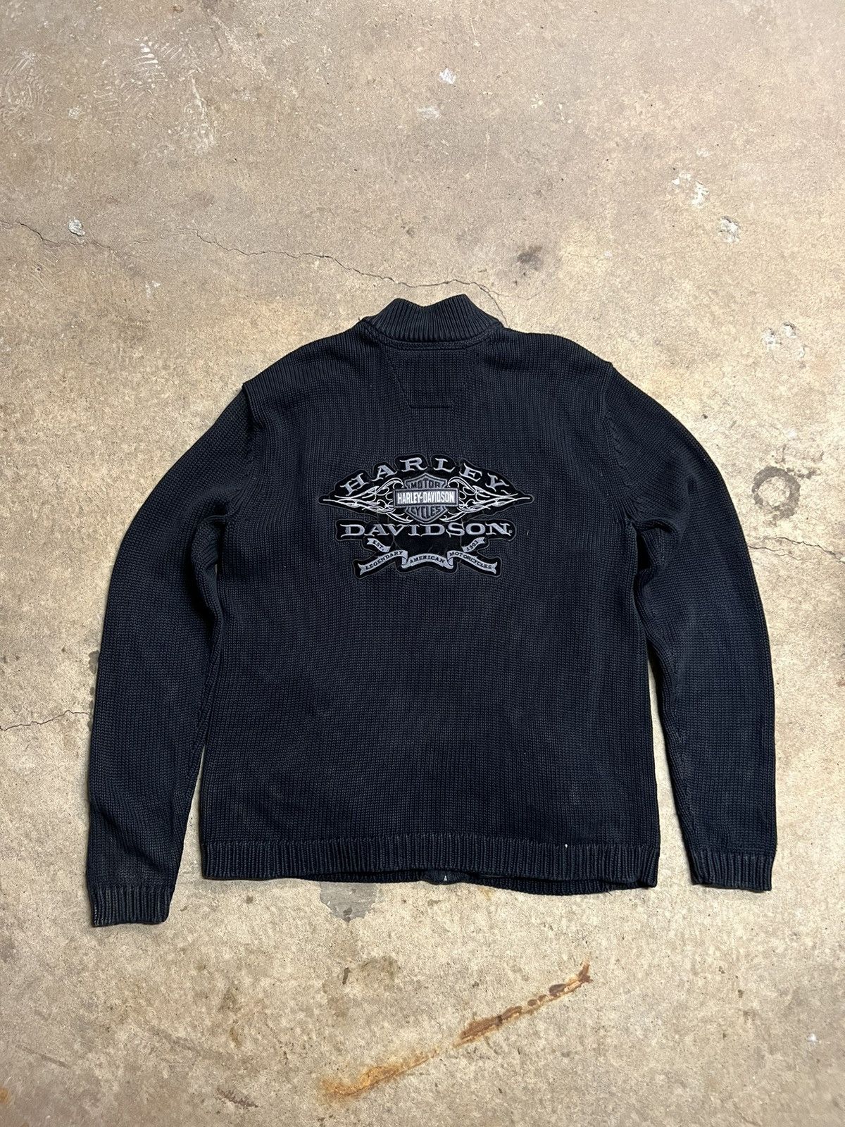 Harley Davidson Vintage Vintage Harley Davidson Knit Sweater Grailed