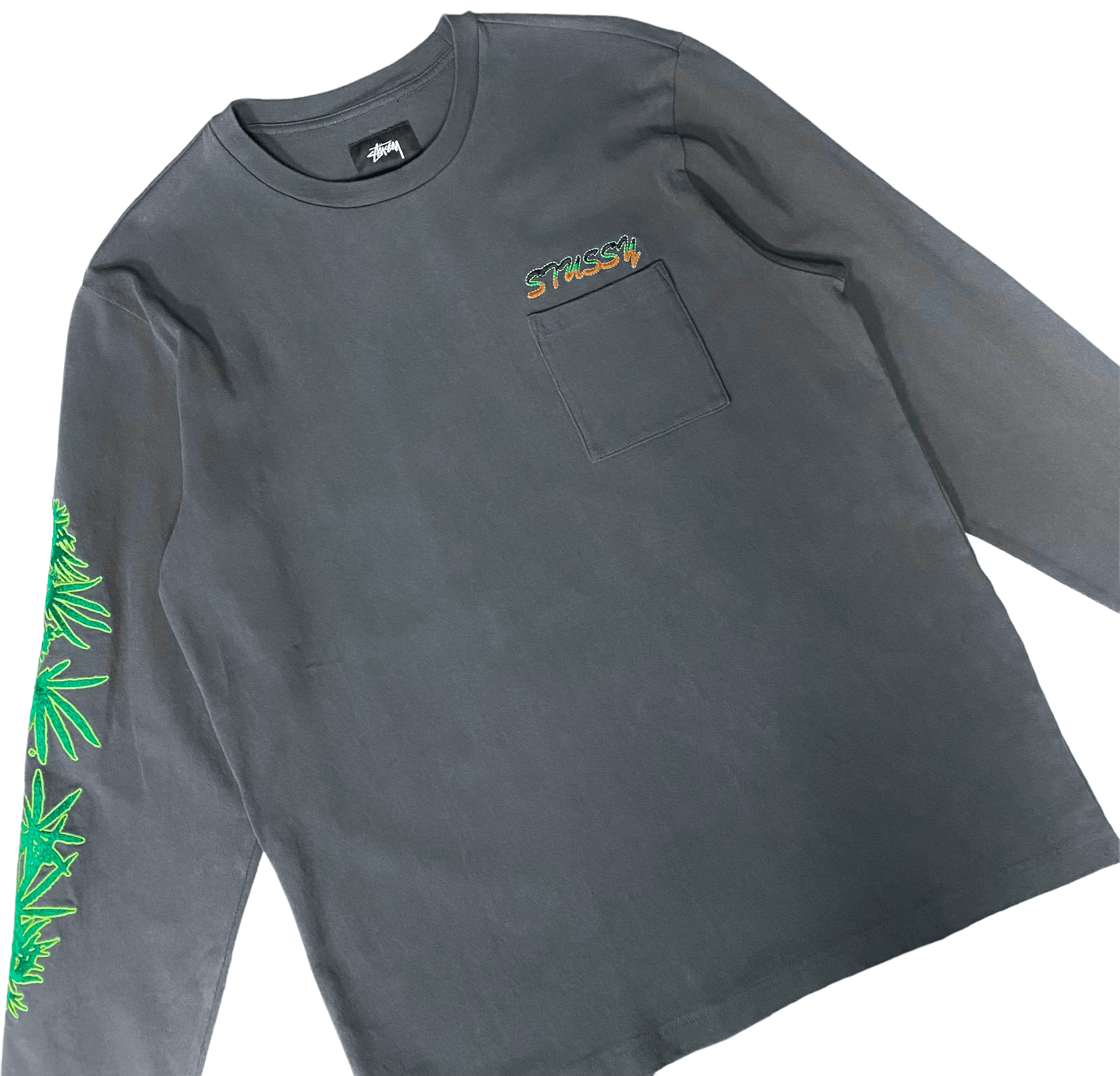 Stussy Mens Leaves Long Sleeve Shirt - [1140110]