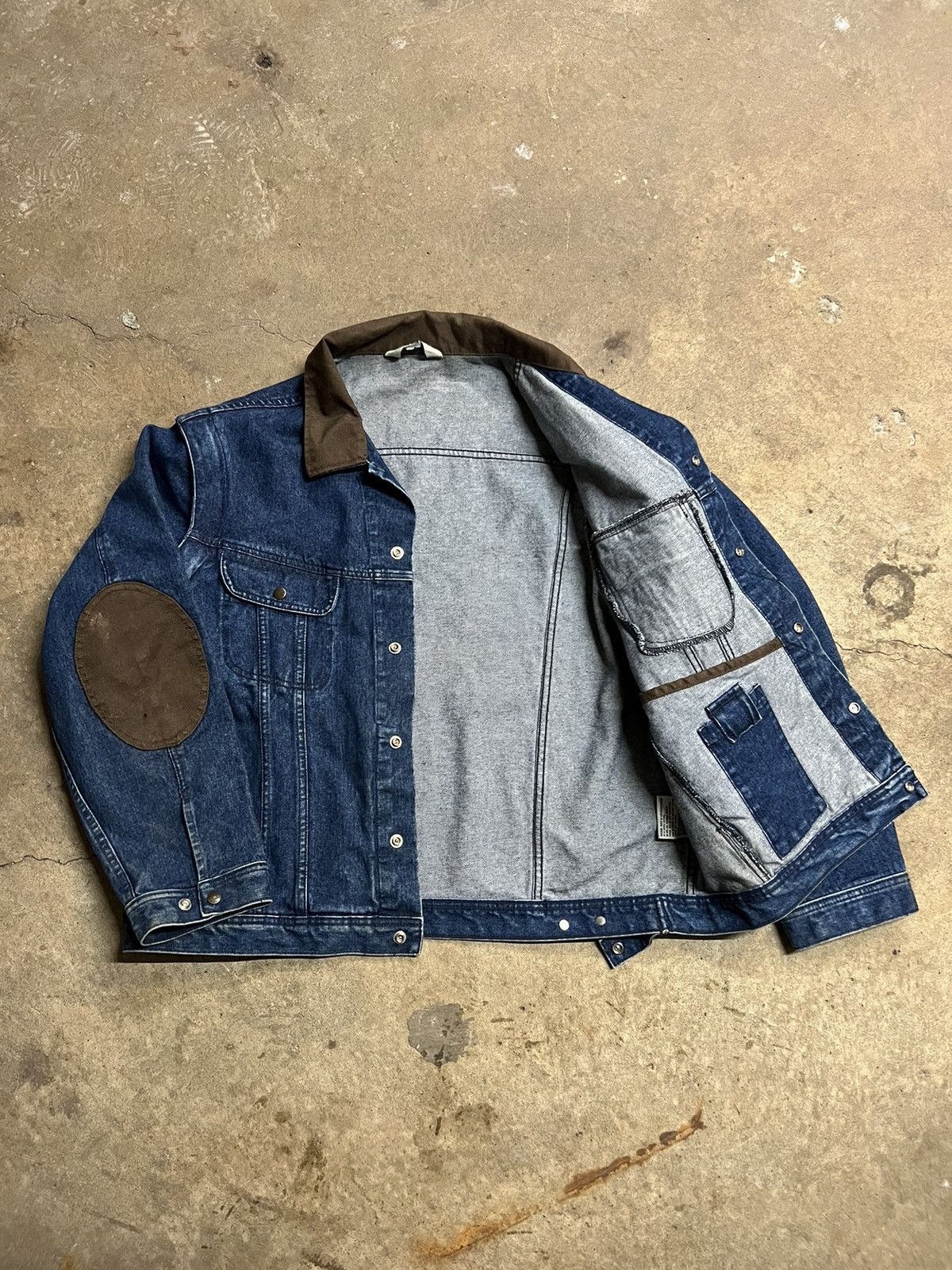 Vintage Vintage Mark's Denim Jacket Size US XL / EU 56 / 4 - 4 Thumbnail