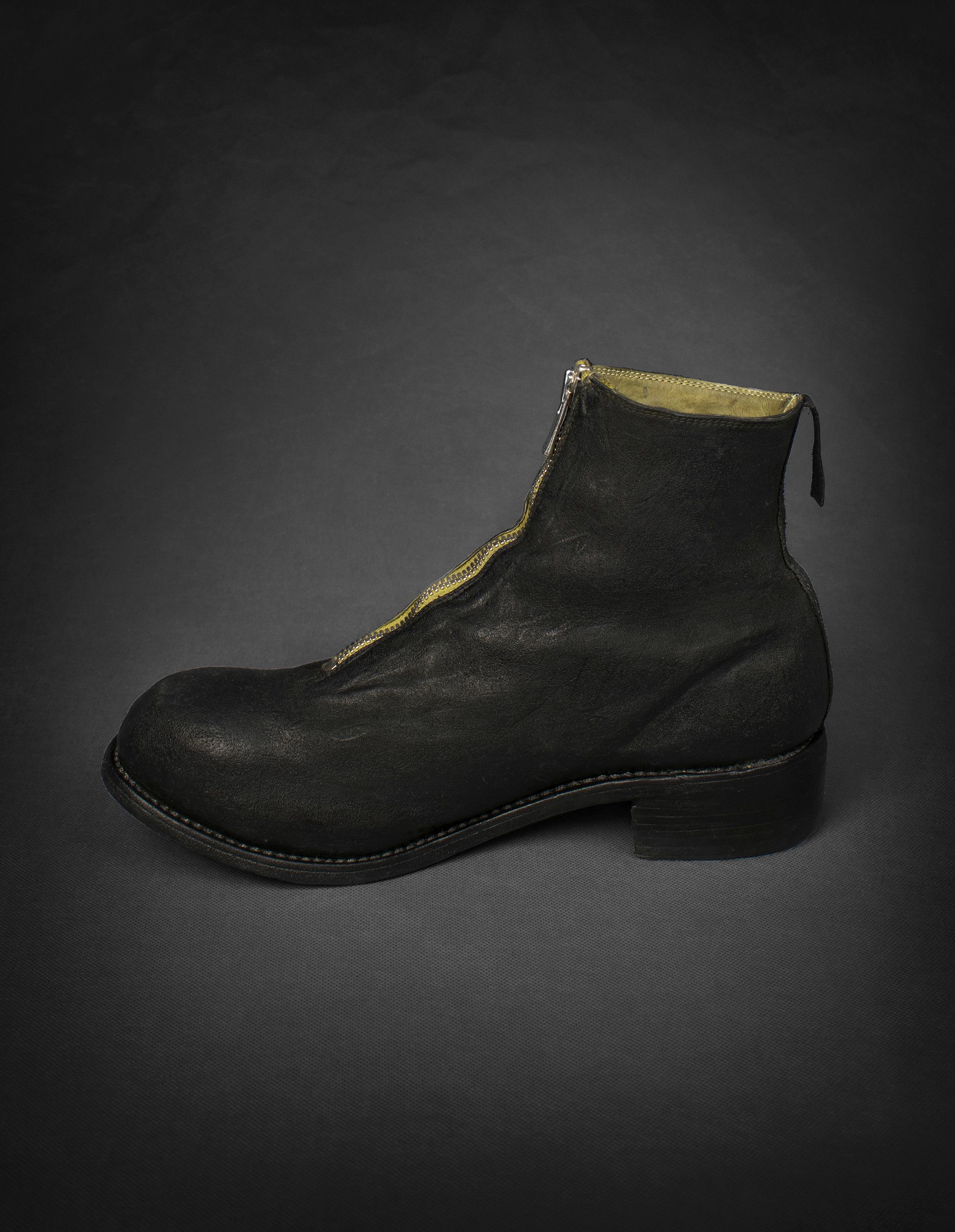 Guidi PL1 REVERSIBLE HORSE LEATHER ZIP BOOTS Size US 10.5 / EU 43-44 - 3 Thumbnail