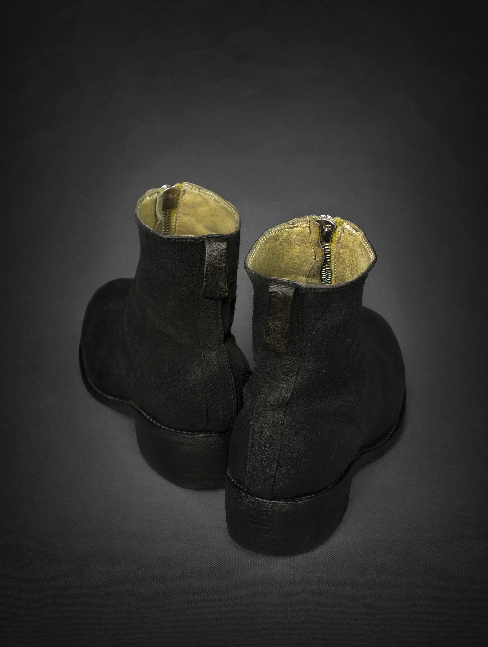 Guidi PL1 REVERSIBLE HORSE LEATHER ZIP BOOTS Size US 10.5 / EU 43-44 - 4 Thumbnail