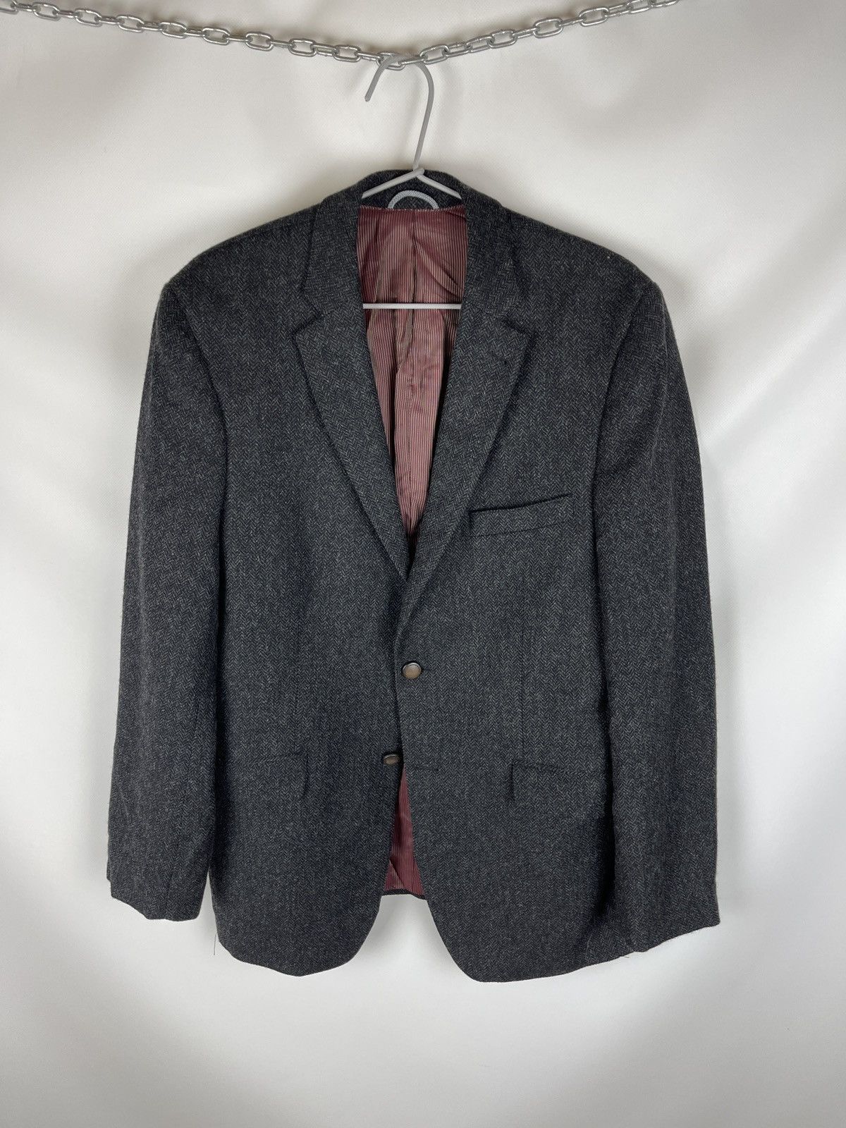 Other Mario Barutti British Cashmere Tweed Wool 2 button blazer Size 38R - 1 Thumbnail
