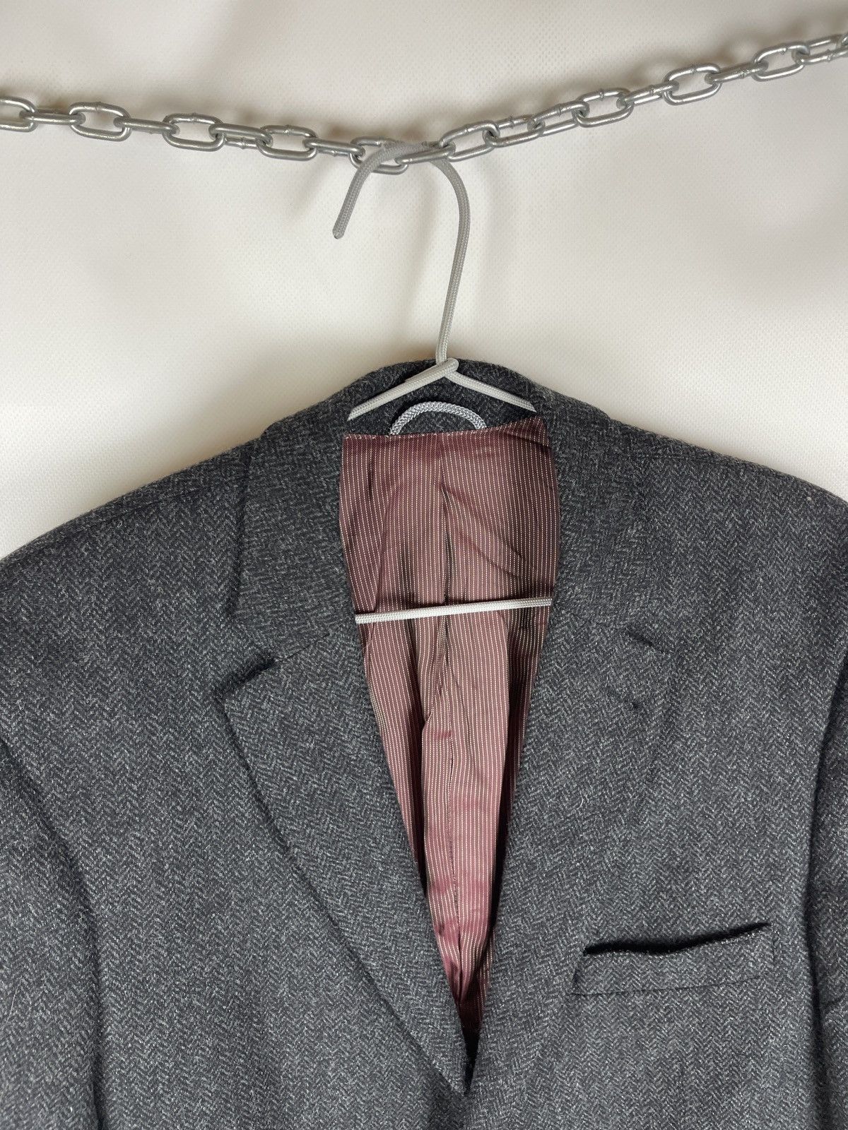 Other Mario Barutti British Cashmere Tweed Wool 2 button blazer Size 38R - 7 Thumbnail