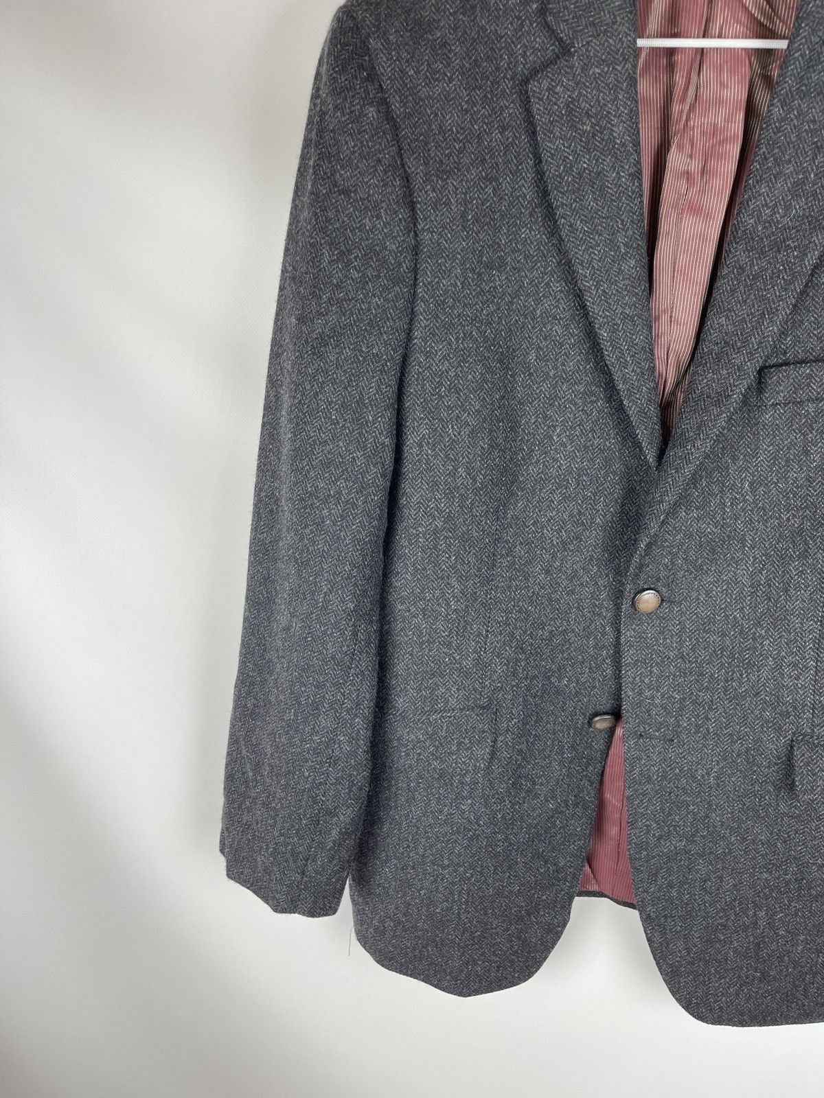 Other Mario Barutti British Cashmere Tweed Wool 2 button blazer Size 38R - 4 Thumbnail