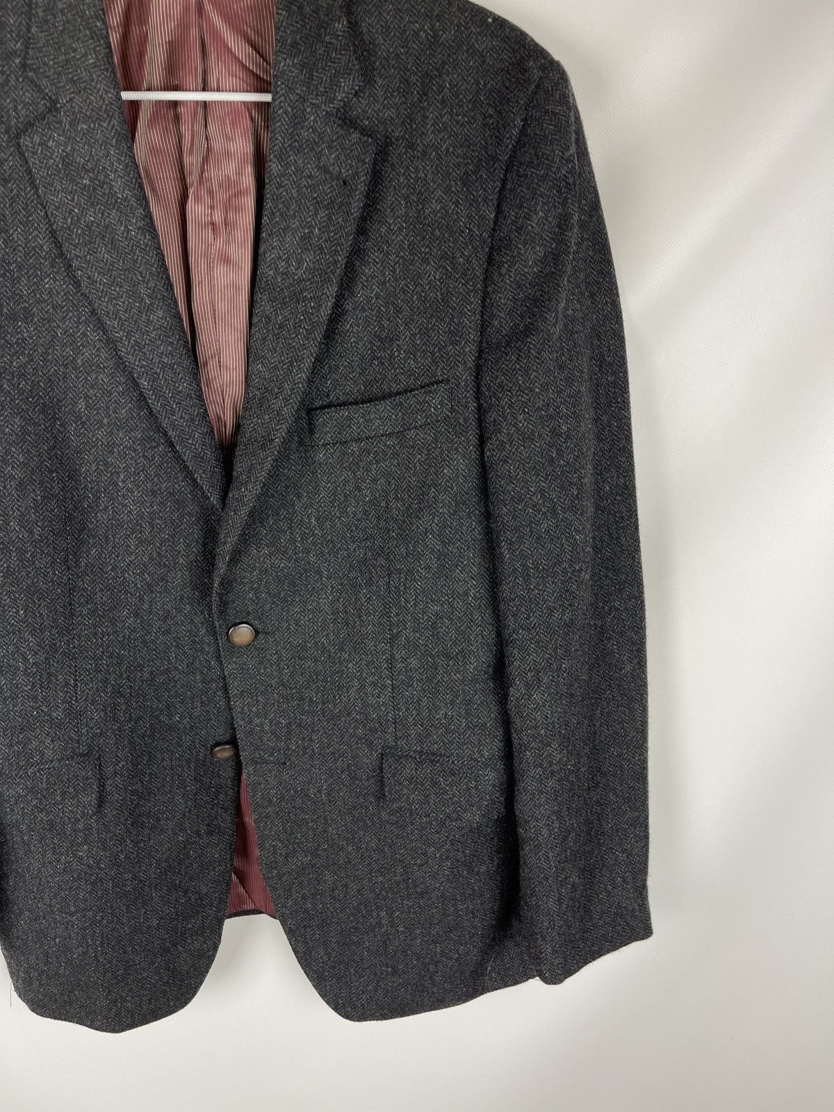 Other Mario Barutti British Cashmere Tweed Wool 2 button blazer Size 38R - 5 Thumbnail