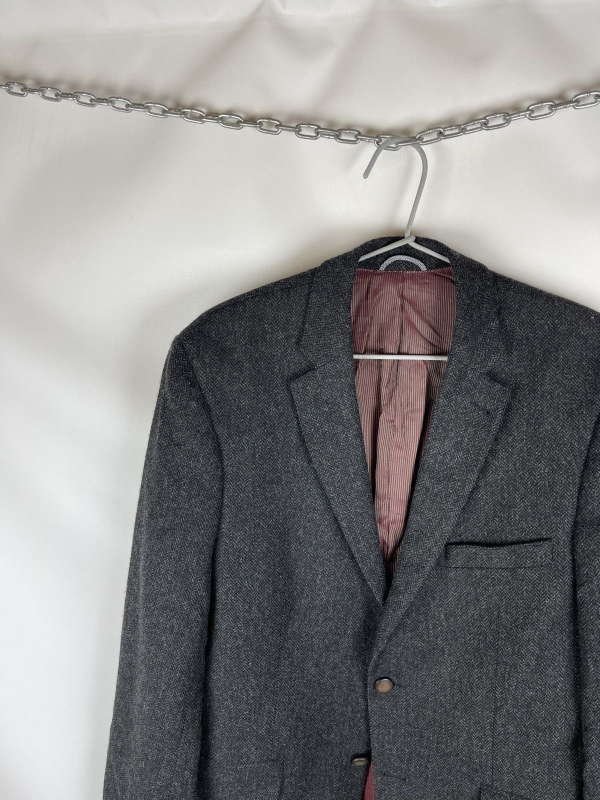 Other Mario Barutti British Cashmere Tweed Wool 2 button blazer Size 38R - 2 Thumbnail