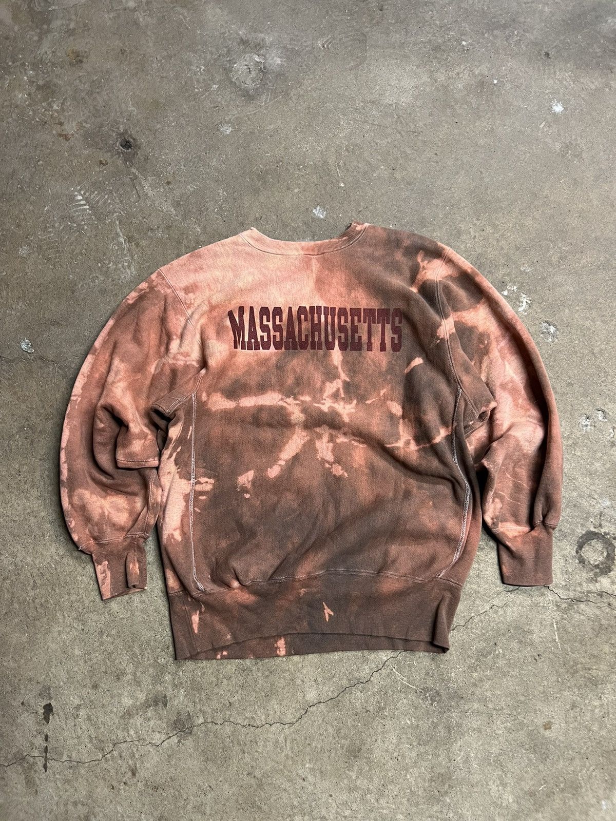 Champion × Vintage Vintage 90's Champion Massachussetts Reverse Weave Crewneck Size US XL / EU 56 / 4 - 1 Thumbnail