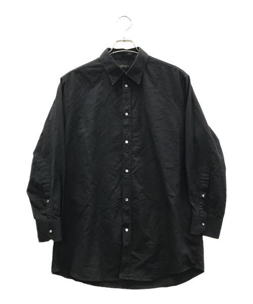 LOUIS VUITTON Jacquard Cotton Button Up Long Sleeve Shirt
