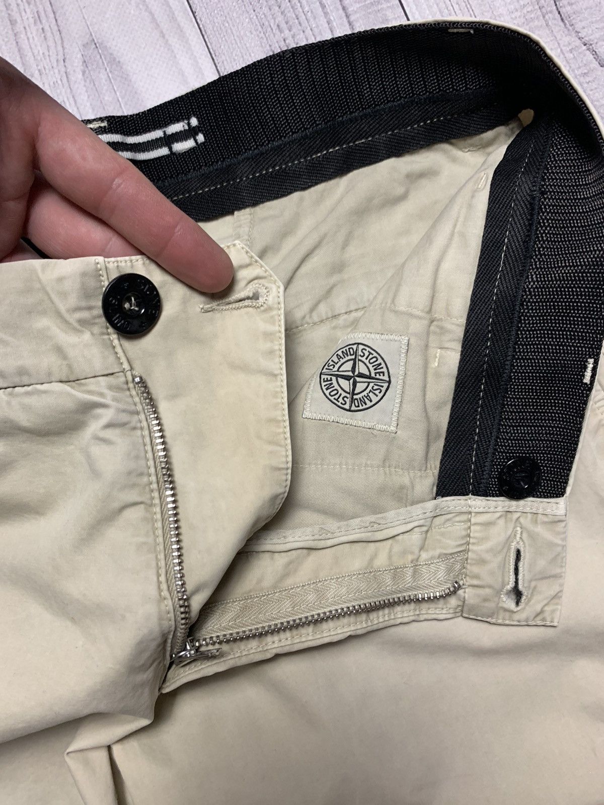 Stone Island × Vintage Vintage Stone island pants chino size 30 Size US 30 / EU 46 - 6 Thumbnail
