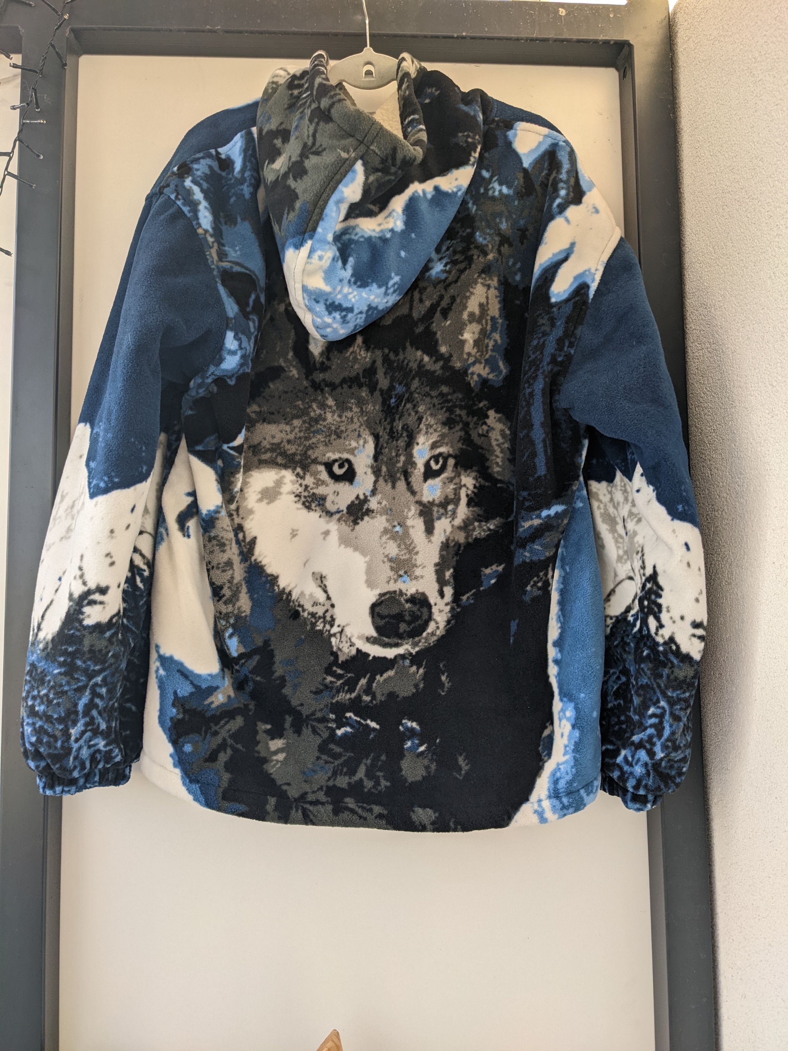 Woolf Vintage Mountain Ridge Fleece Wolf Sherpa Lined Hoodie | Grailed