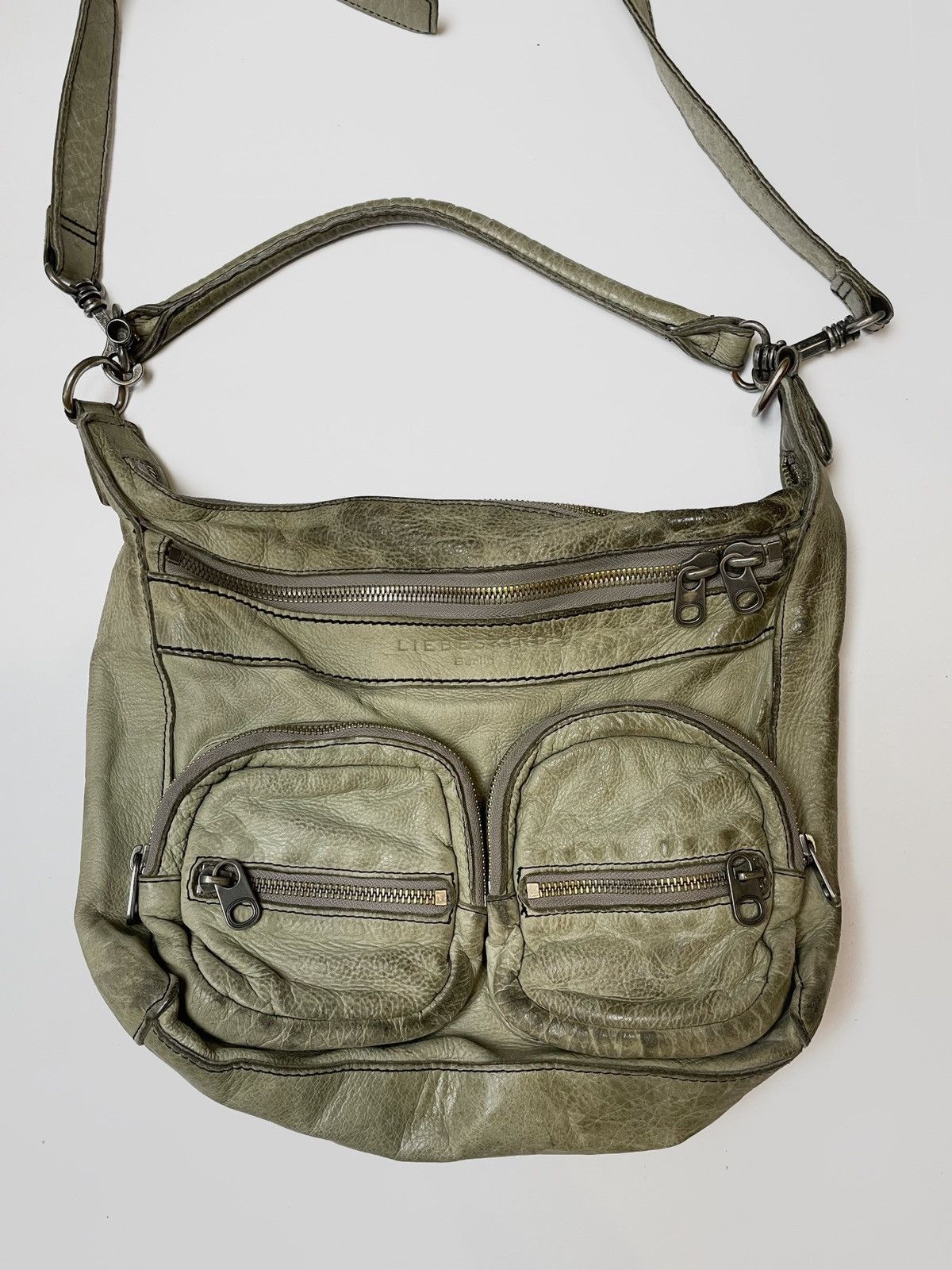 Genuine Leather Liebeskind Berlin leather crossbody bag Size ONE SIZE - 2 Thumbnail
