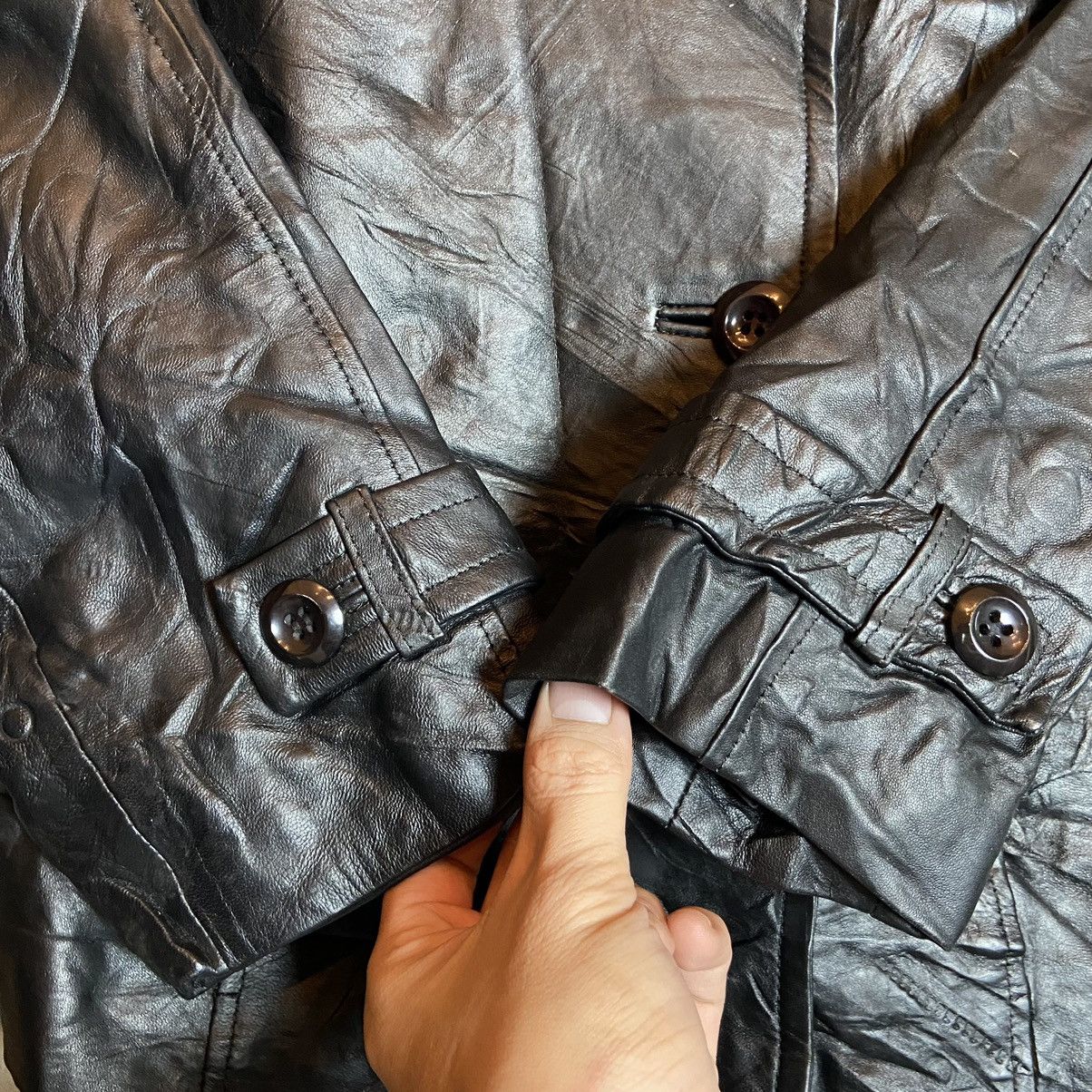 Balmain × Vintage Vintage Balmain Paris Cropped Leather Jacket / Bomber Size S / US 4 / IT 40 - 4 Thumbnail