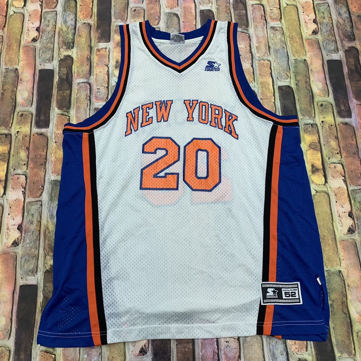 NBA × Starter × Vintage Vintage New York Knicks jersey Size US XL / EU 56 / 4 - 1 Thumbnail