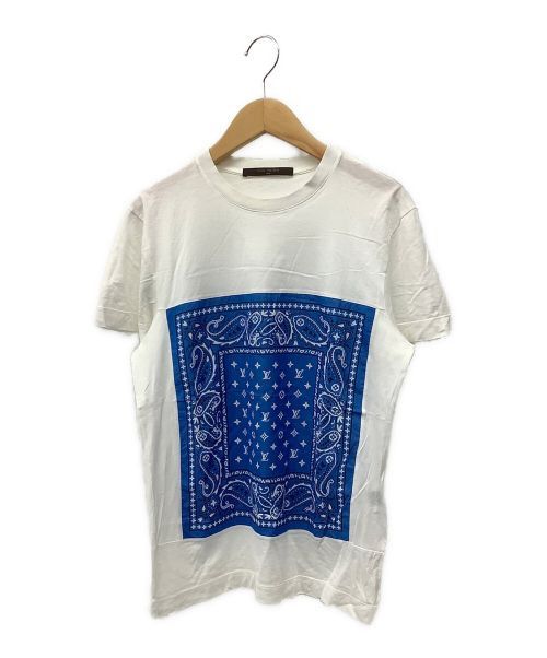 Louis Vuitton Monogram Bandana Tie-Dye Print Shirt w/ Tags - Blue