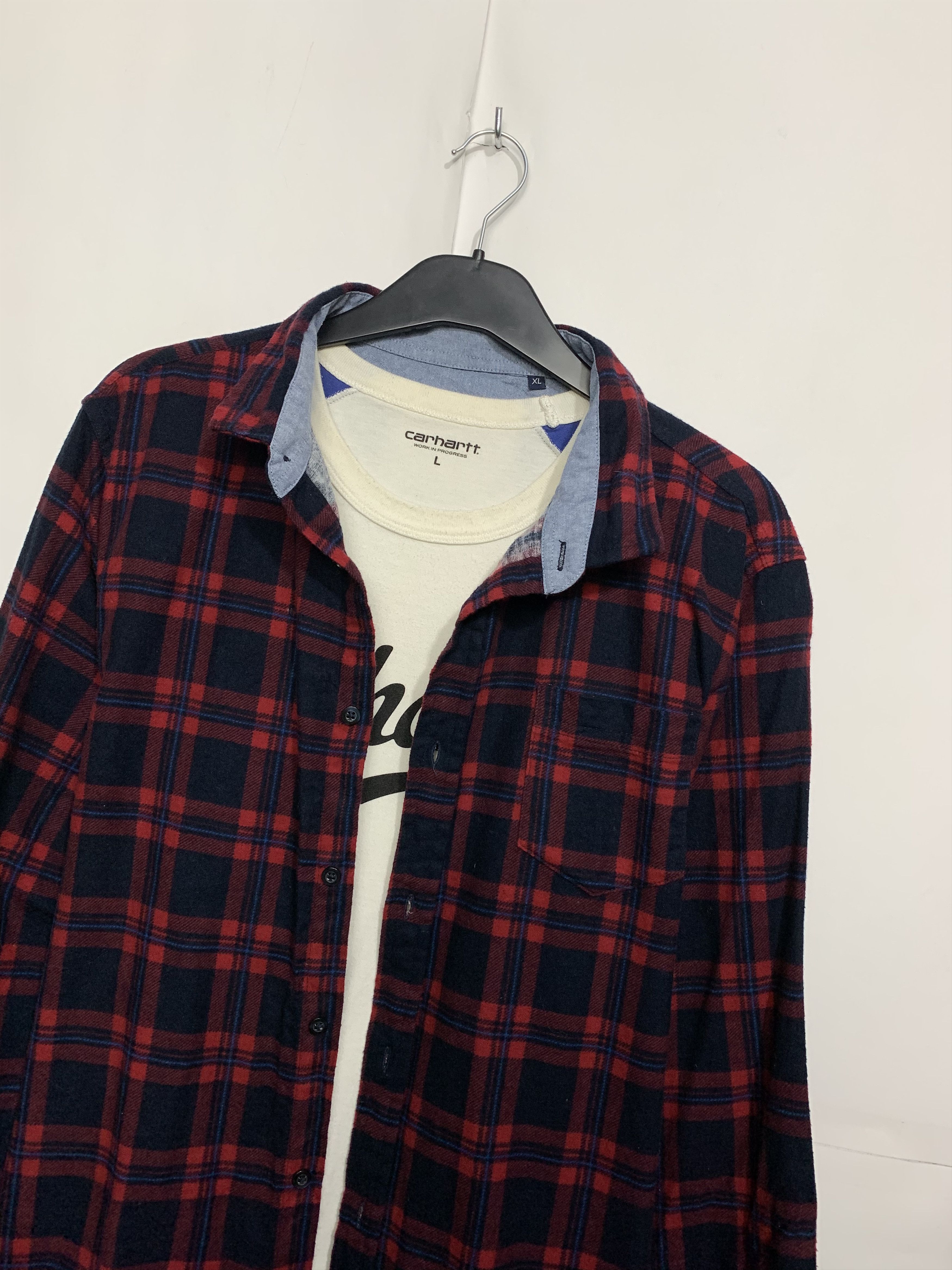 Flannel Vintage Flannel Plaid Shirt Travis style Size US L / EU 52-54 / 3 - 2 Thumbnail