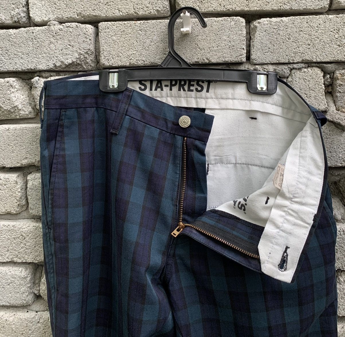 Levi's Vintage Clothing Levis STA-PREST Plaid 3 Quarter Cropped Pants Size US 31 - 13 Thumbnail
