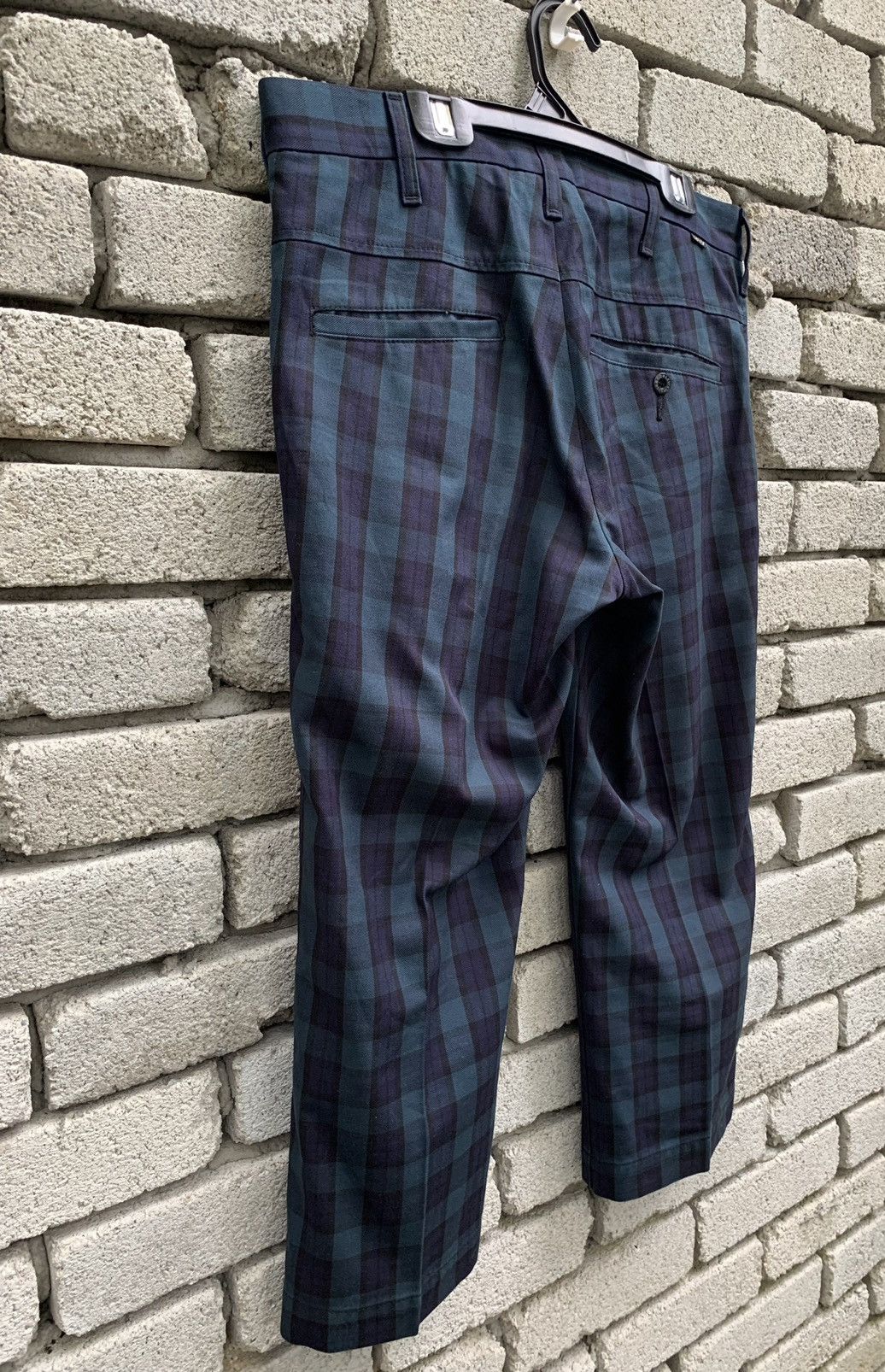 Levi's Vintage Clothing Levis STA-PREST Plaid 3 Quarter Cropped Pants Size US 31 - 7 Thumbnail