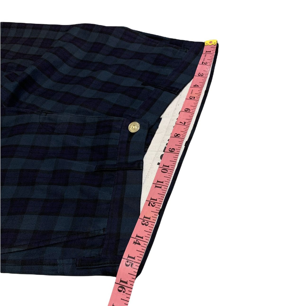 Levi's Vintage Clothing Levis STA-PREST Plaid 3 Quarter Cropped Pants Size US 31 - 20 Thumbnail