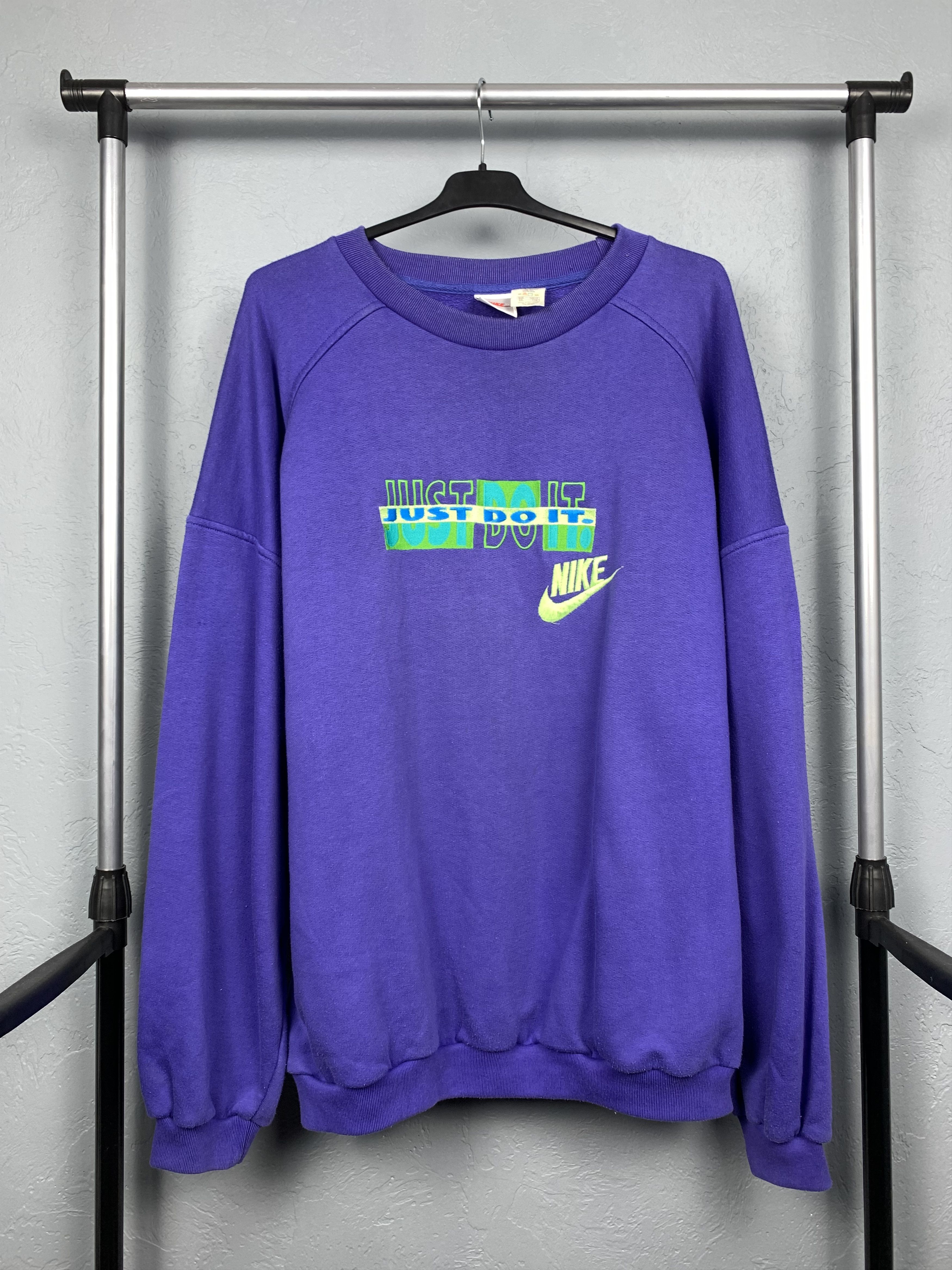 Nike Nike 90s Vintage Mens Sweatshirt Swoosh Size US XL / EU 56 / 4 - 1 Thumbnail