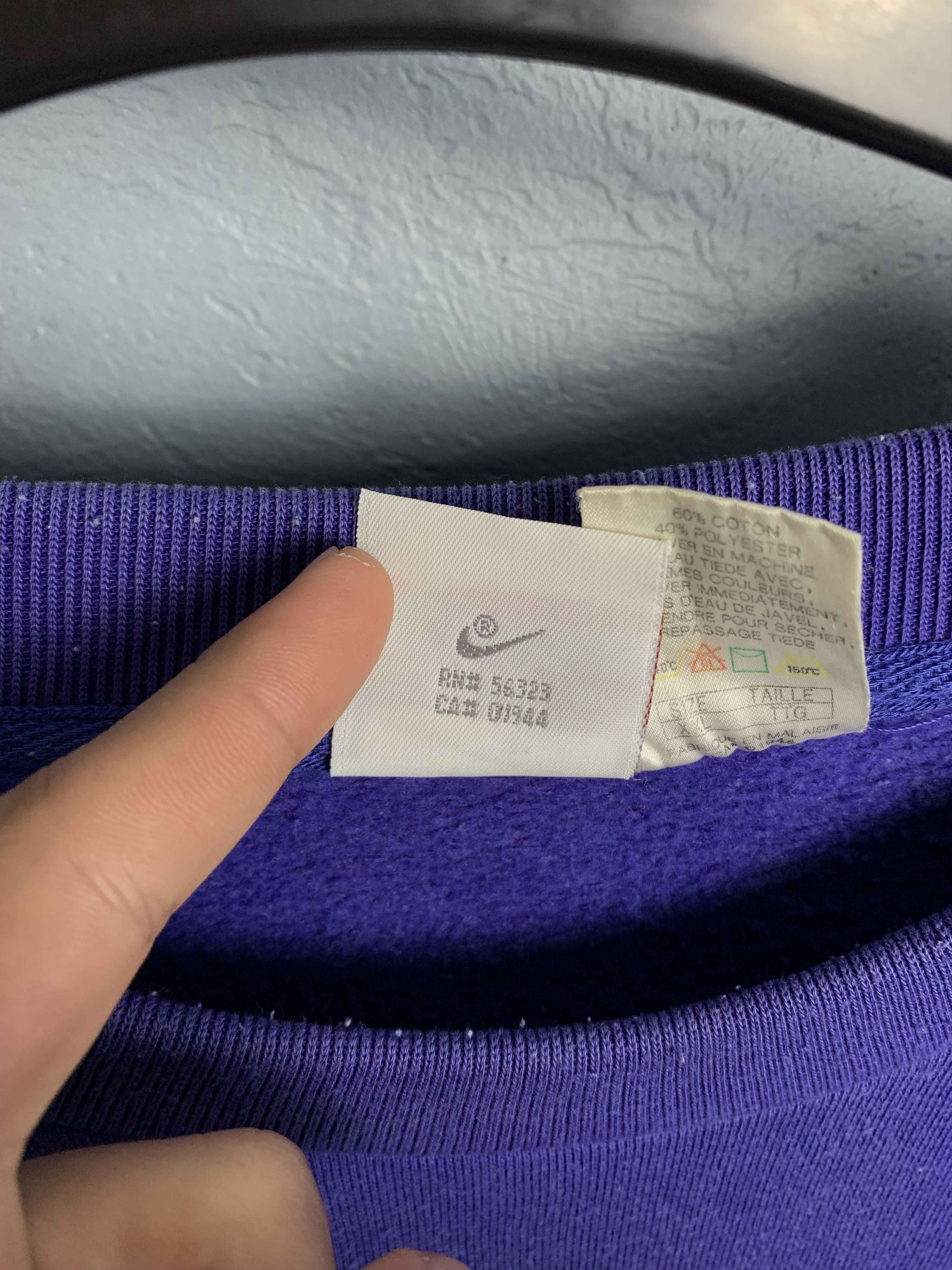 Nike Nike 90s Vintage Mens Sweatshirt Swoosh Size US XL / EU 56 / 4 - 4 Thumbnail