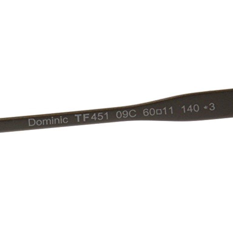 Tom Ford Tom Ford TF451 09C Dominic - Matte Gunmetal/Smoke Size ONE SIZE - 4 Thumbnail