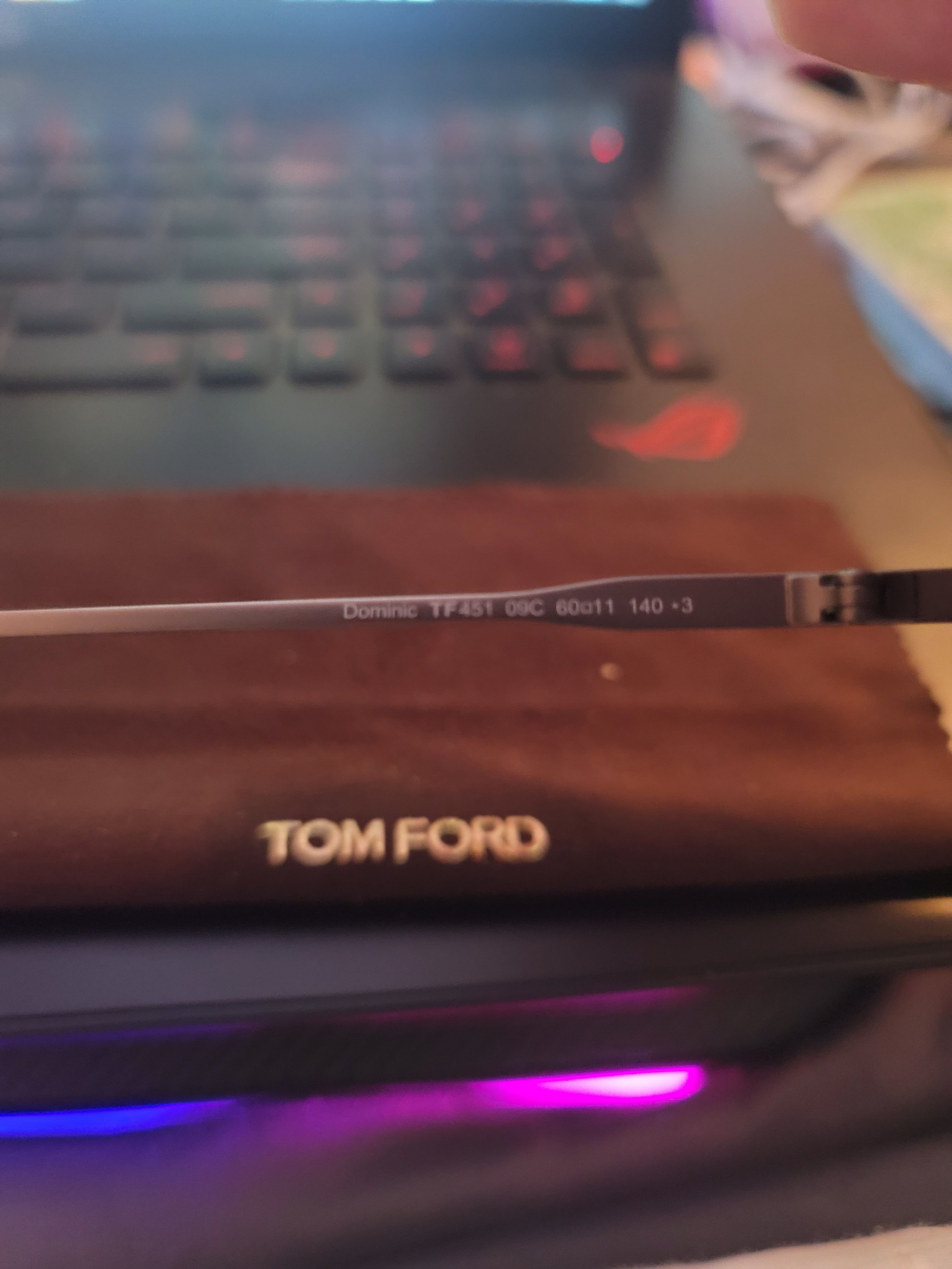 Tom Ford Tom Ford TF451 09C Dominic - Matte Gunmetal/Smoke Size ONE SIZE - 7 Thumbnail