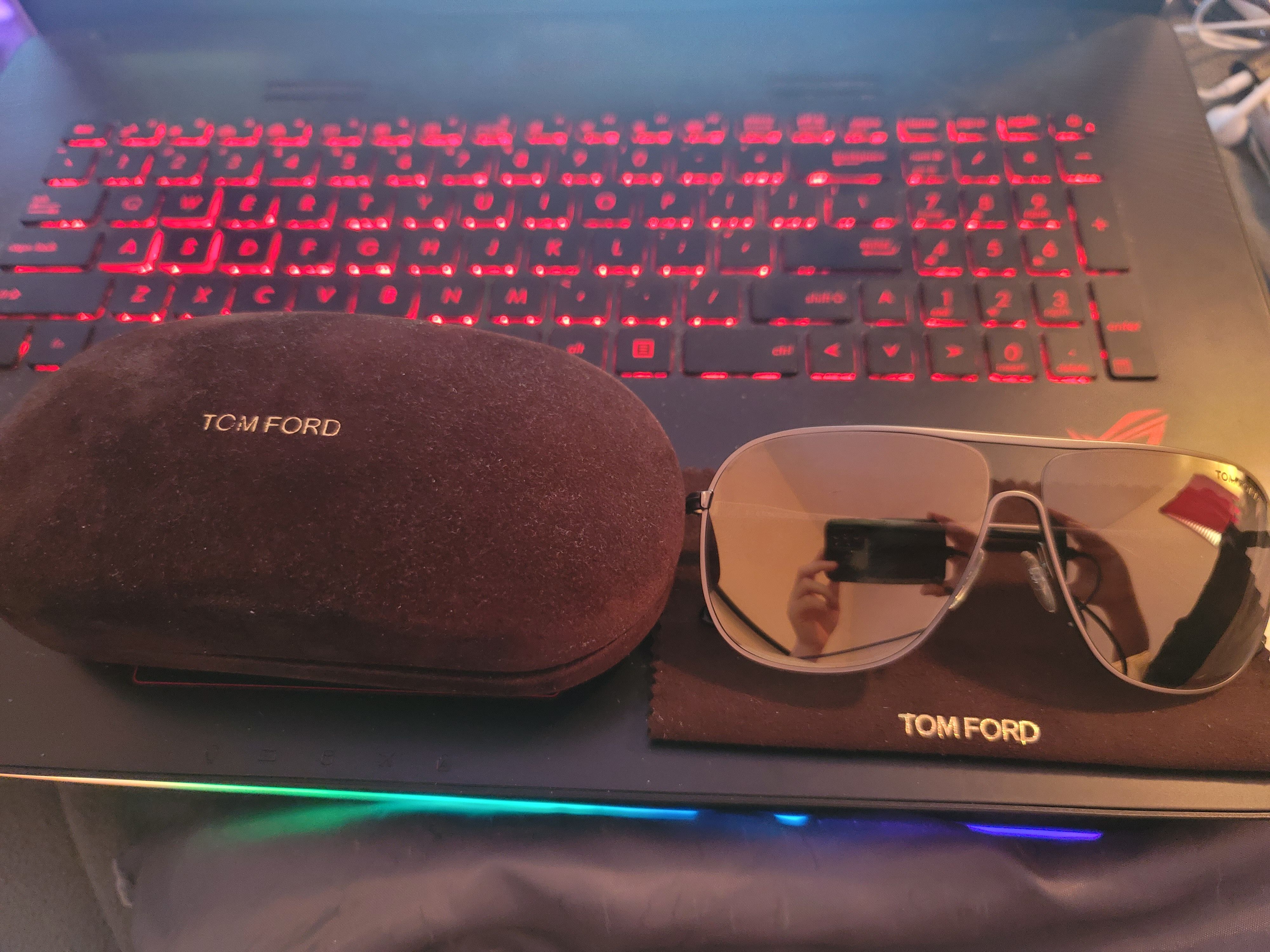 Tom Ford Tom Ford TF451 09C Dominic - Matte Gunmetal/Smoke Size ONE SIZE - 8 Thumbnail