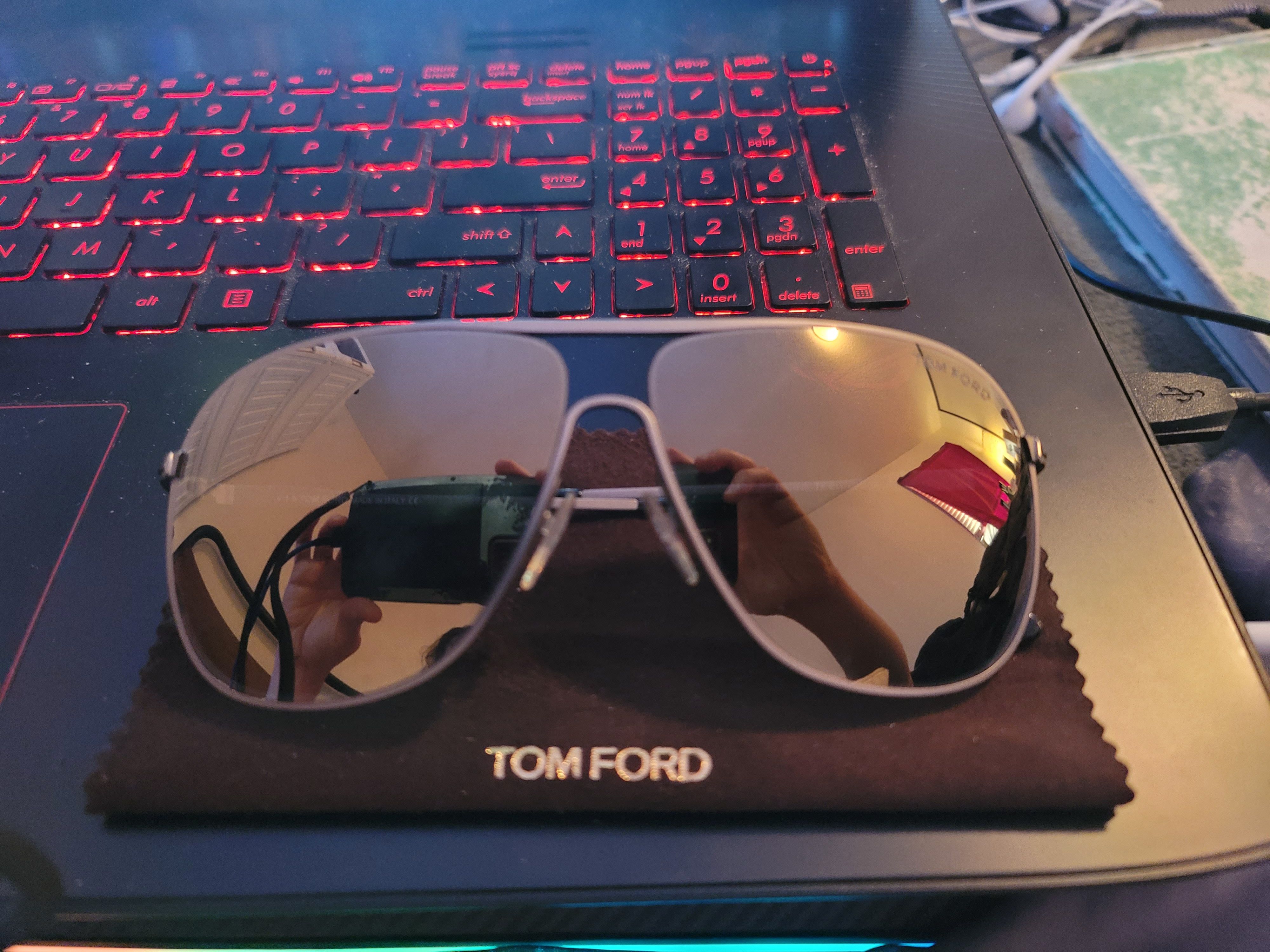 Tom Ford Tom Ford TF451 09C Dominic - Matte Gunmetal/Smoke Size ONE SIZE - 5 Thumbnail