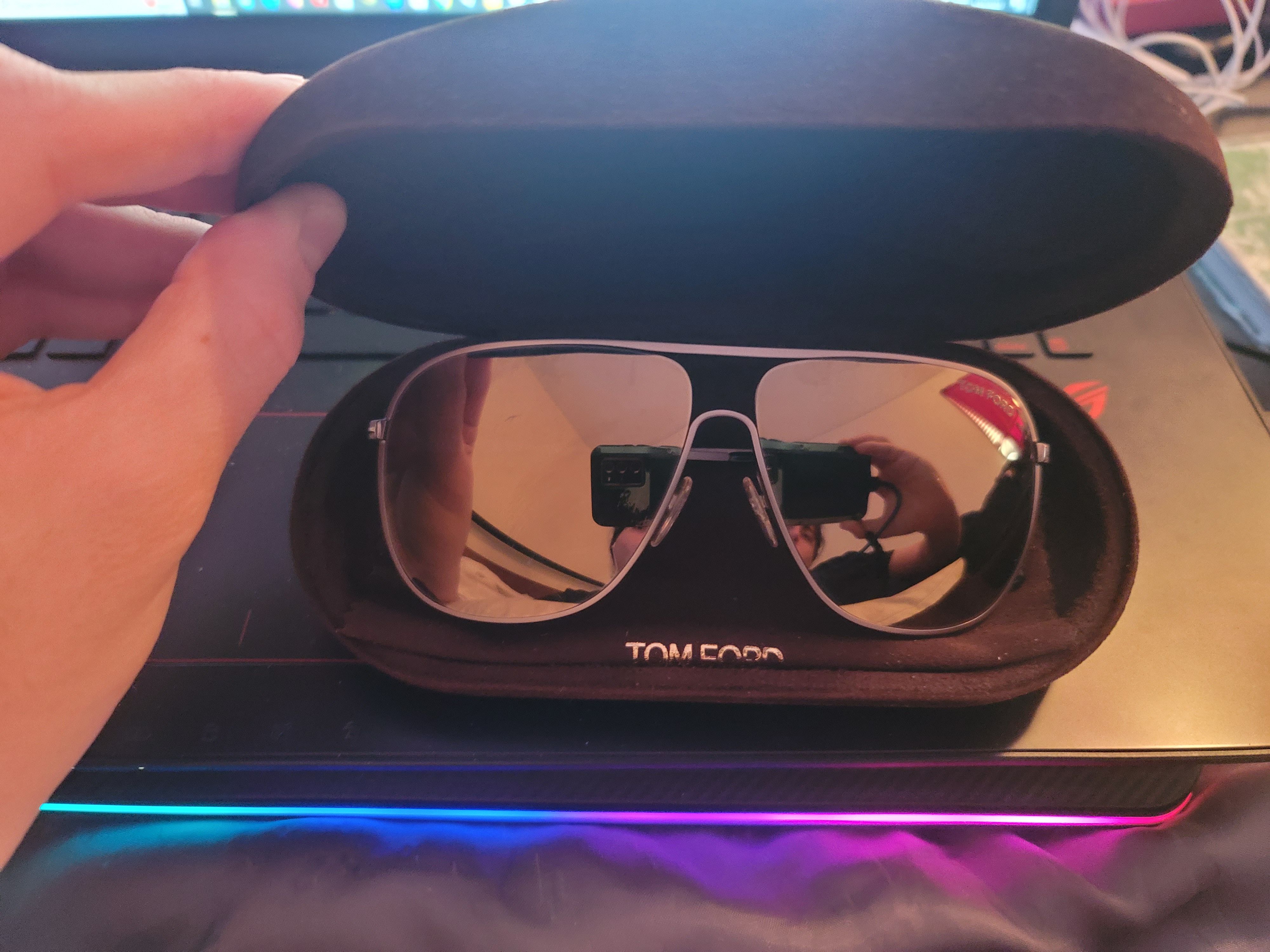 Tom Ford Tom Ford TF451 09C Dominic - Matte Gunmetal/Smoke Size ONE SIZE - 9 Thumbnail