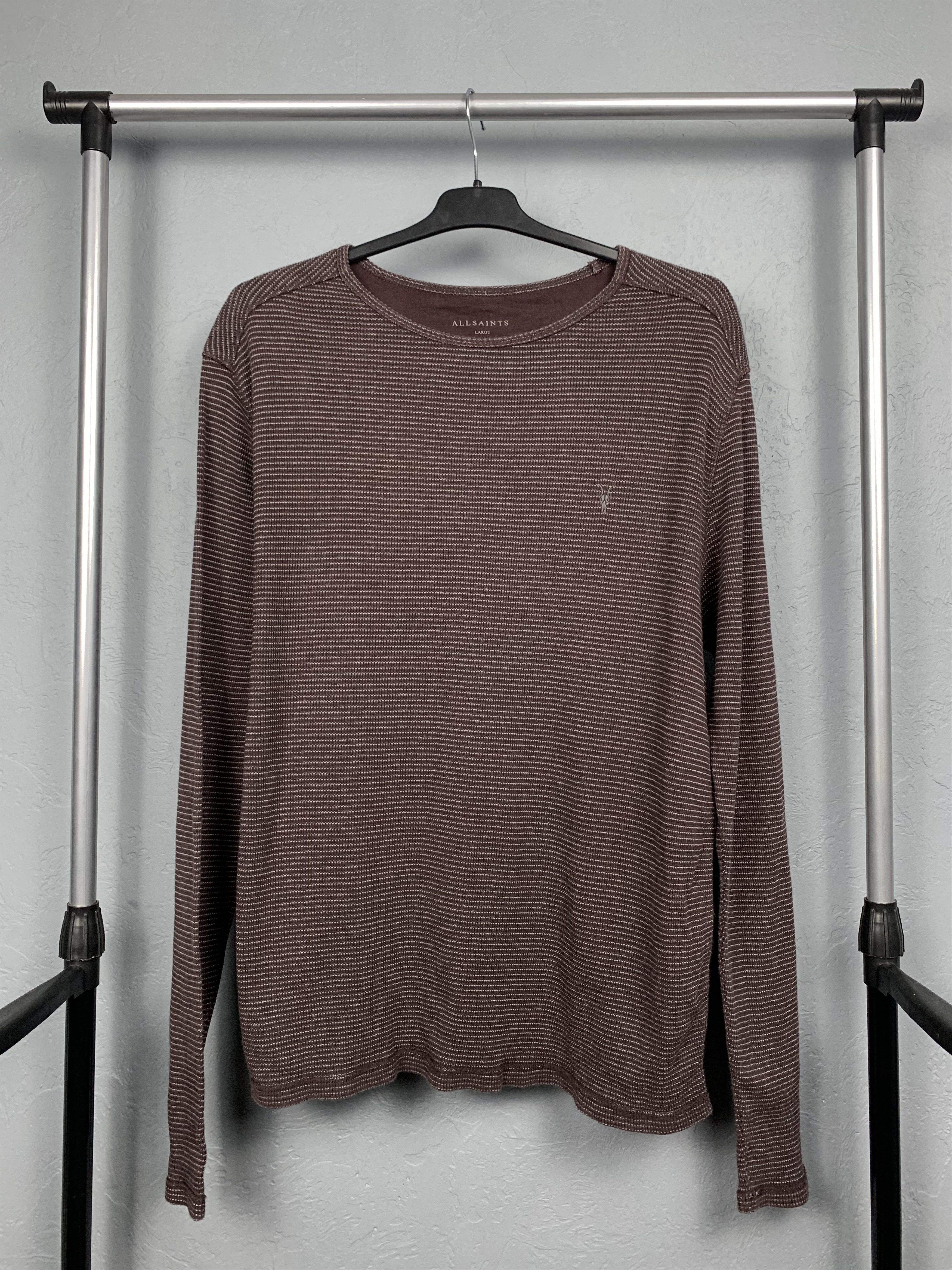 Allsaints Allsaints Mens Naviad Crew Neck Sweater Size US L / EU 52-54 / 3 - 1 Preview