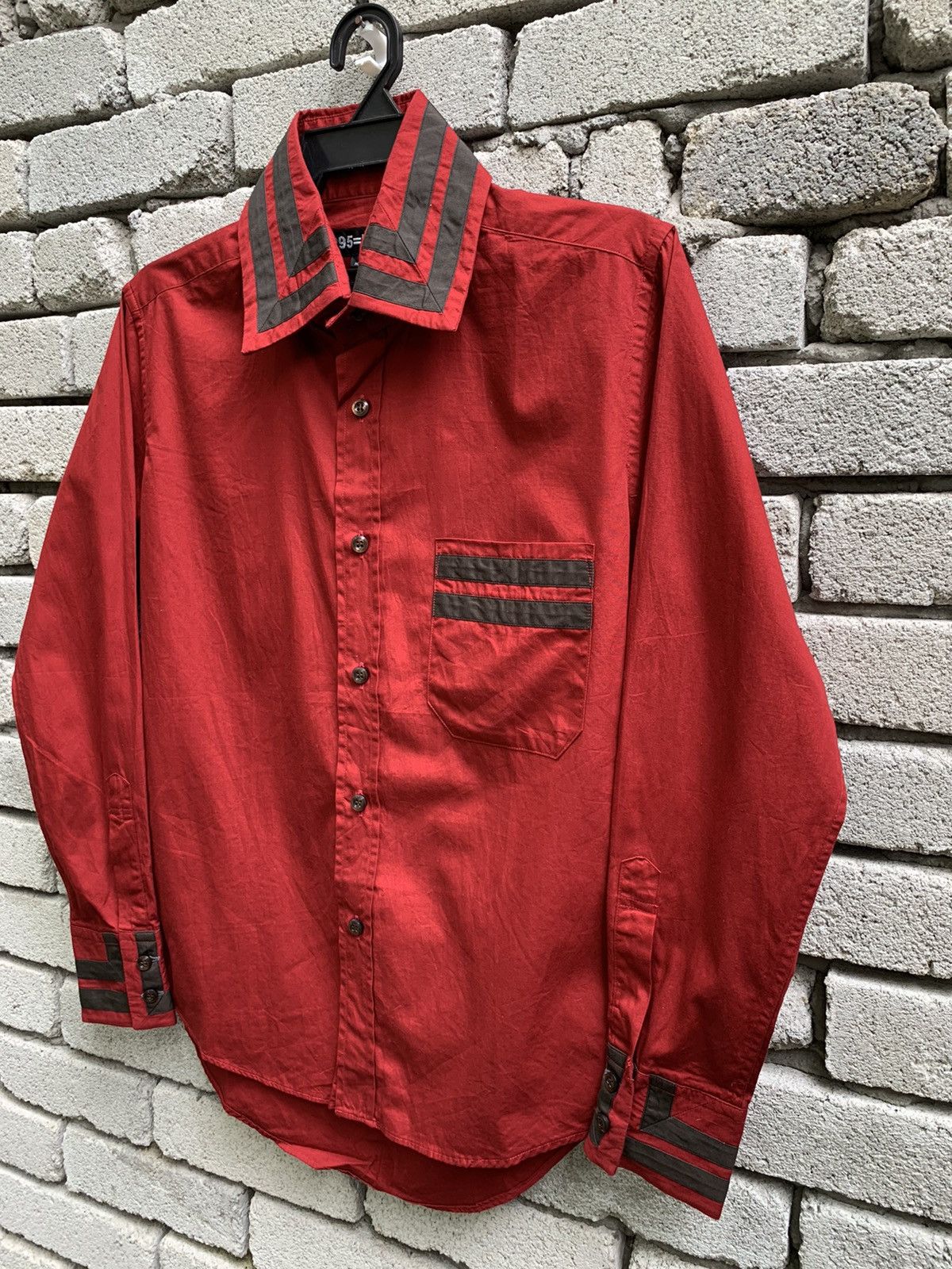 Japanese Brand Japanese Brand 291295 Homme Button Ups Shirt Size US M / EU 48-50 / 2 - 4 Thumbnail