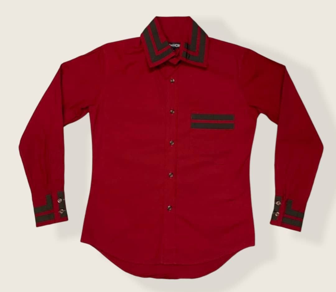 Japanese Brand Japanese Brand 291295 Homme Button Ups Shirt Size US M / EU 48-50 / 2 - 1 Thumbnail