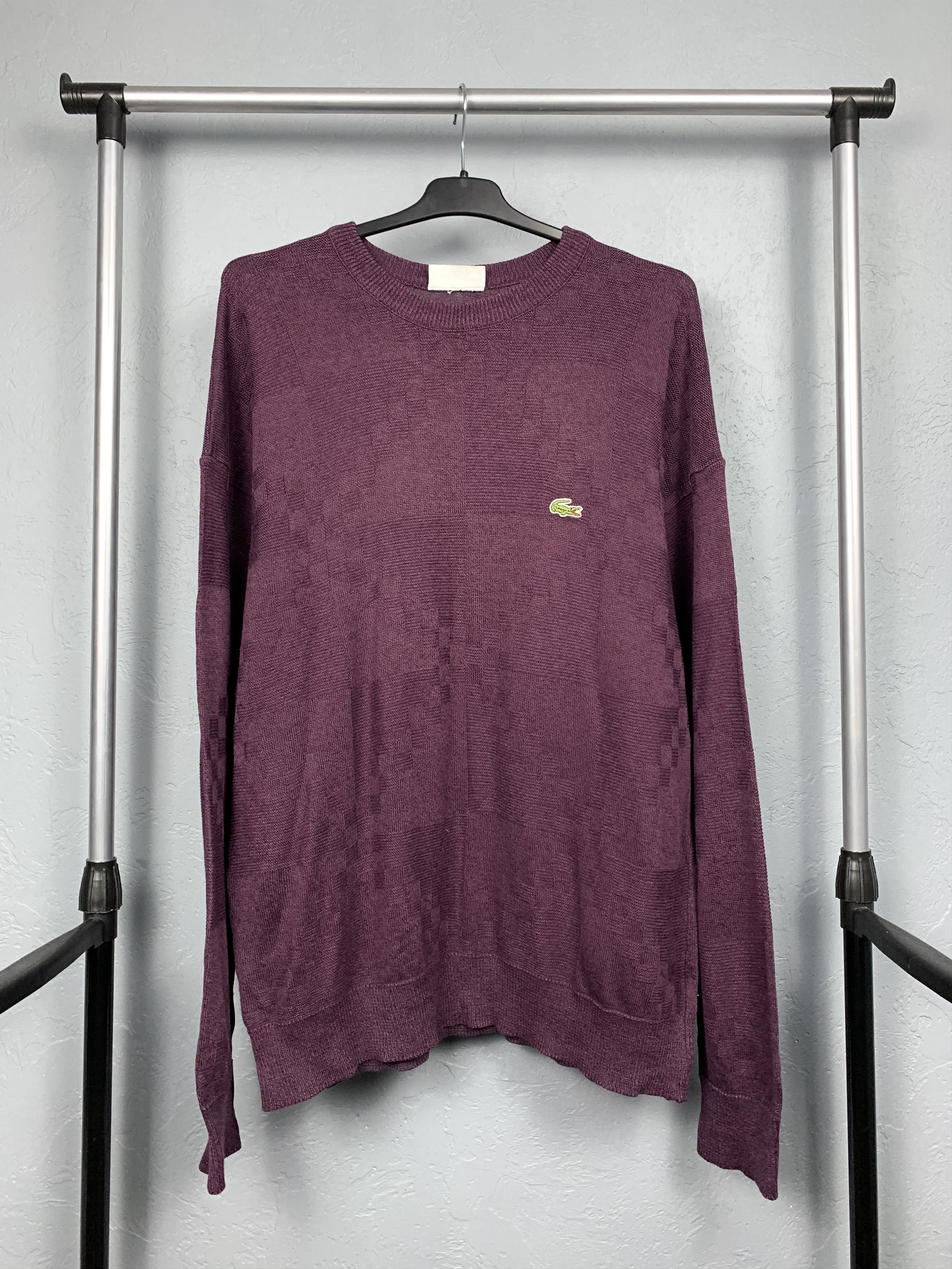 Lacoste Lacoste Chemise 90s Vintage Mens Wool Knit Sweater Size US L / EU 52-54 / 3 - 1 Thumbnail