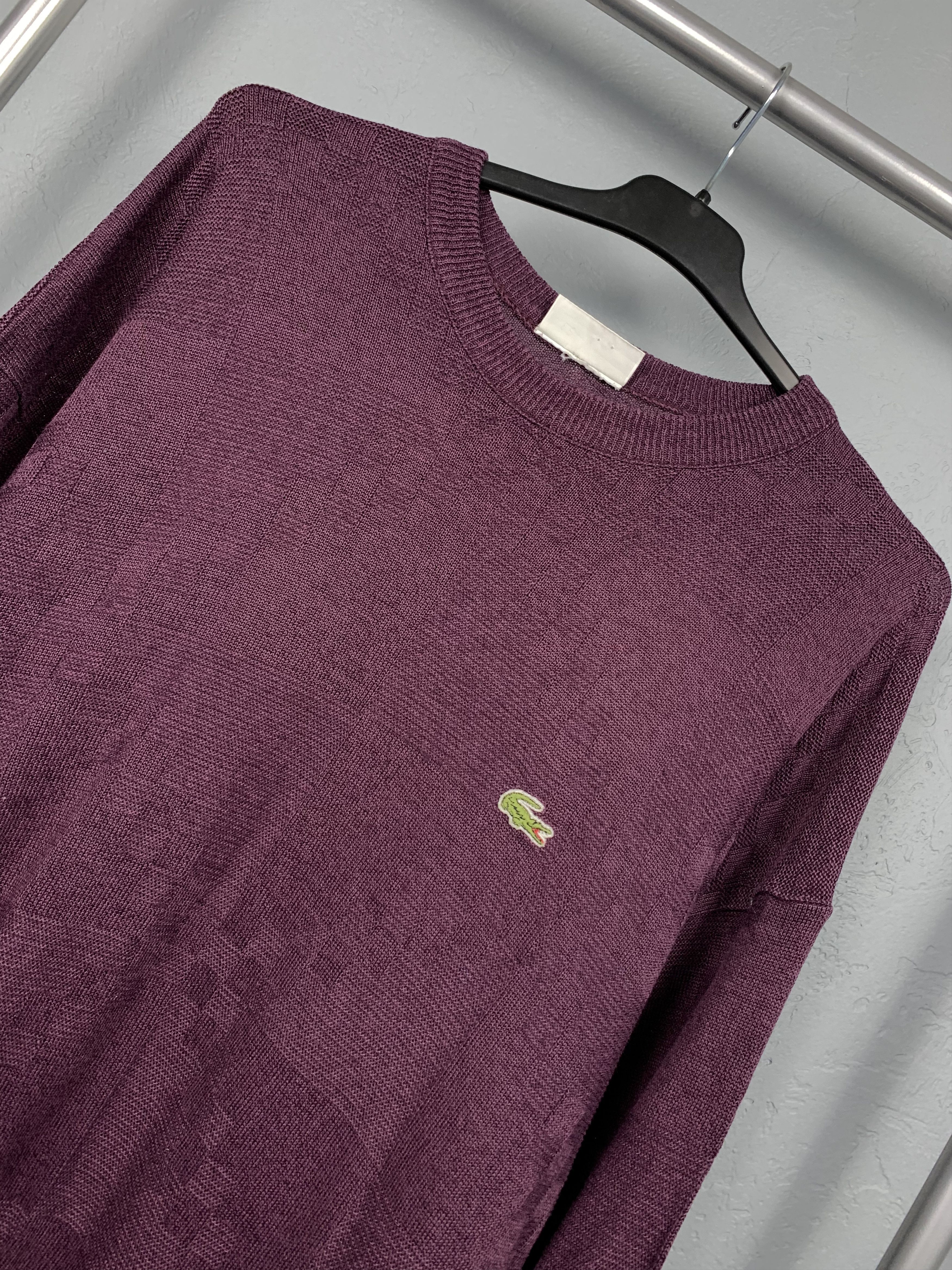 Lacoste Lacoste Chemise 90s Vintage Mens Wool Knit Sweater Size US L / EU 52-54 / 3 - 2 Thumbnail