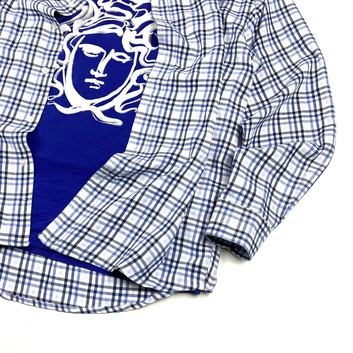 Vintage 🥶 Vintage Flannel Plaid Shirt Checkered Travis Scott Style Size US M / EU 48-50 / 2 - 3 Thumbnail