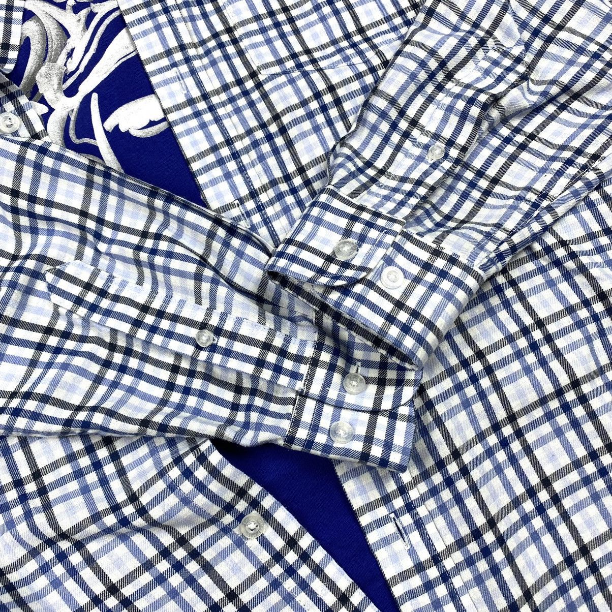 Vintage 🥶 Vintage Flannel Plaid Shirt Checkered Travis Scott Style Size US M / EU 48-50 / 2 - 6 Thumbnail