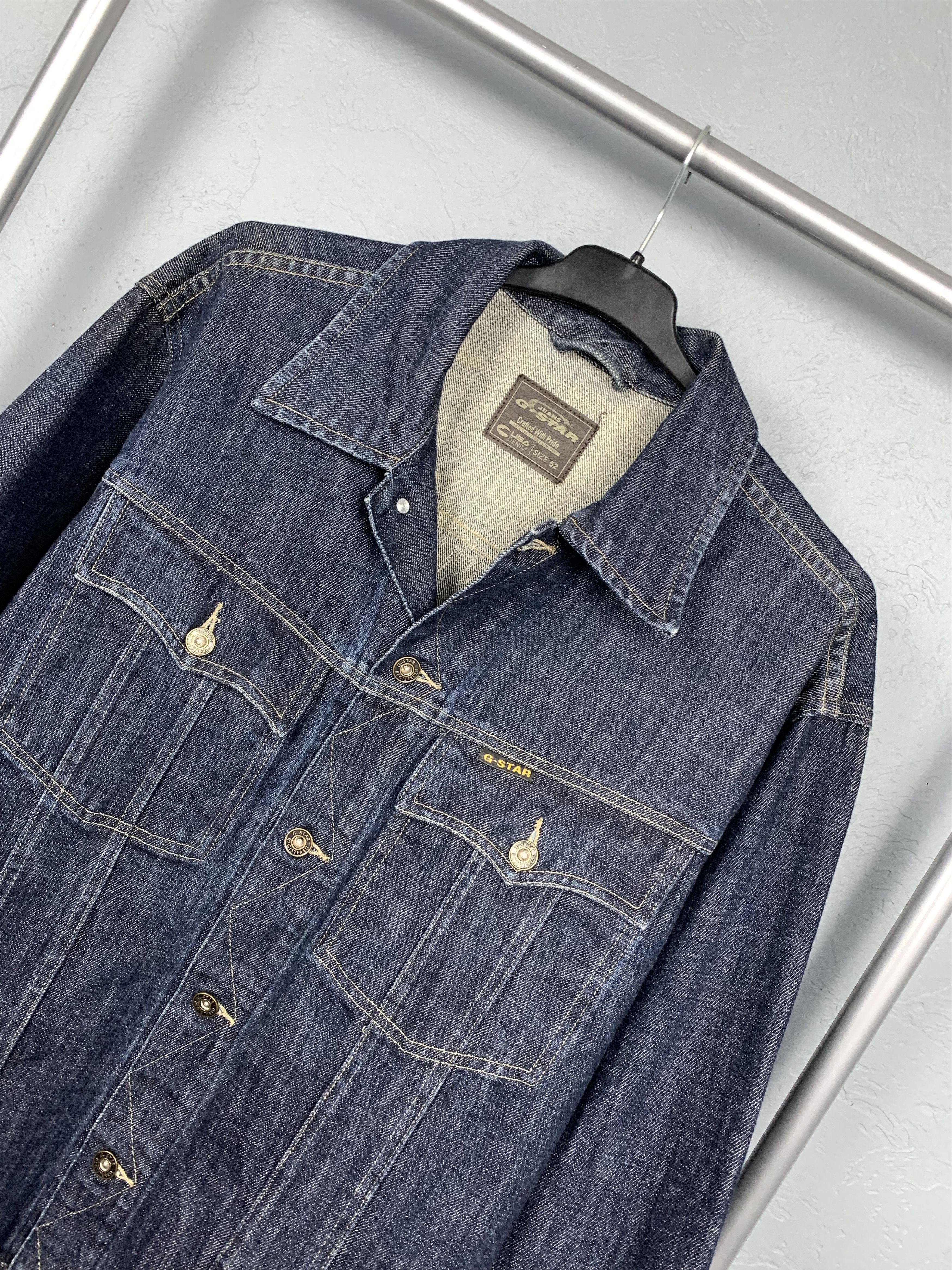 G-Star G Star Raw Vintage Mens Denim Jacket Gstar Size US L / EU 52-54 / 3 - 2 Thumbnail