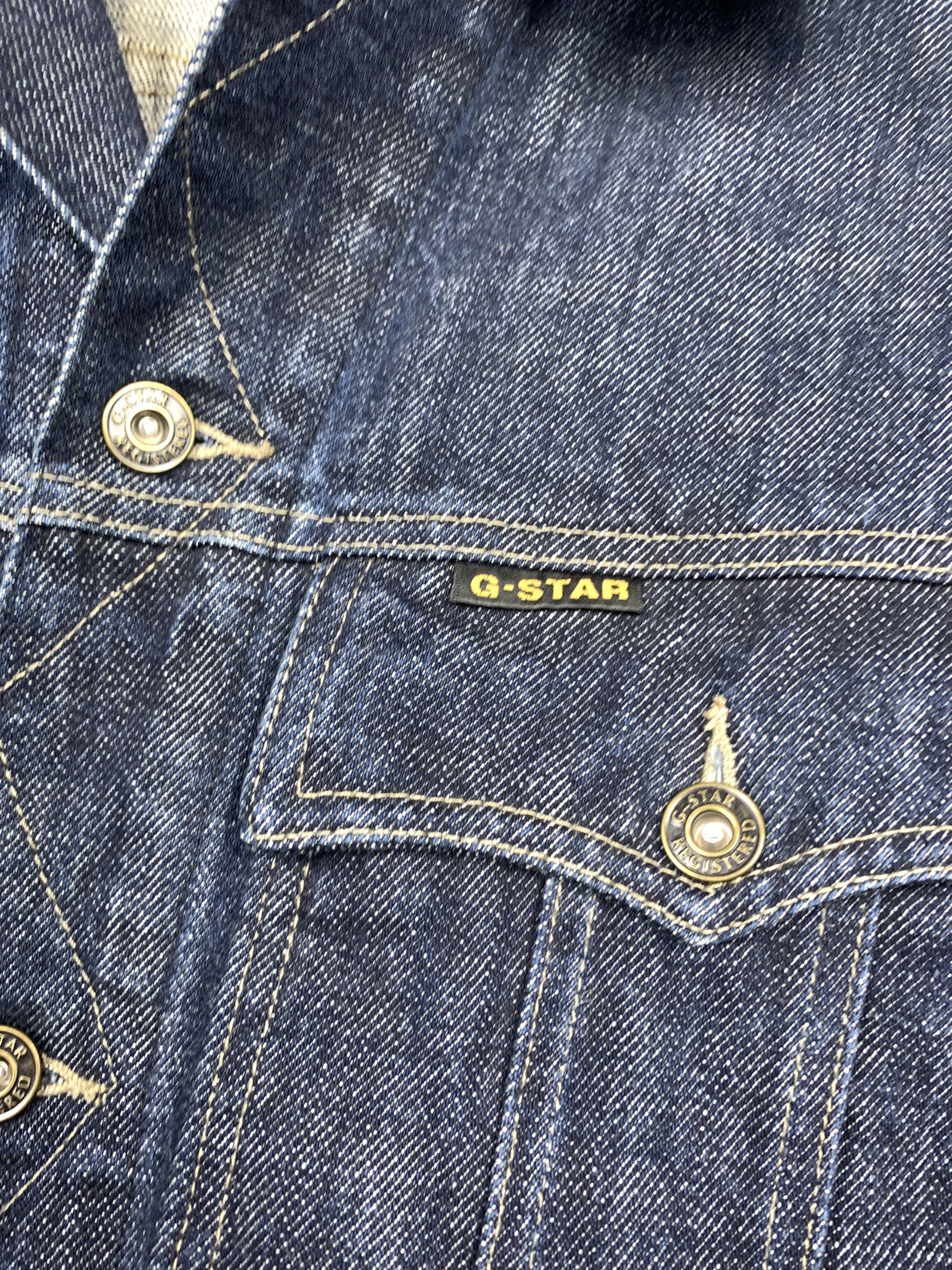 G-Star G Star Raw Vintage Mens Denim Jacket Gstar Size US L / EU 52-54 / 3 - 3 Thumbnail