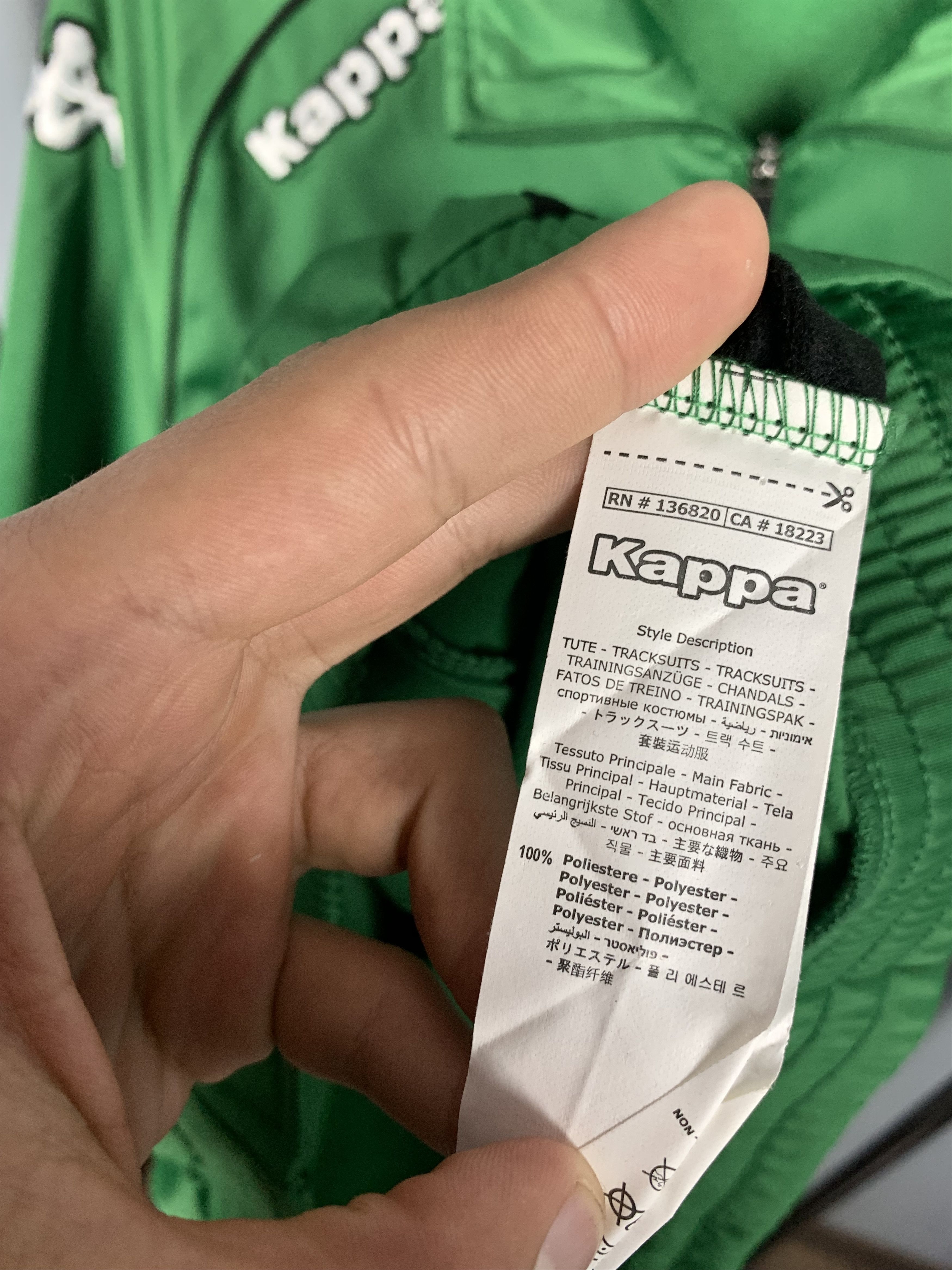 Kappa × Vintage Kappa Vintage Mens Track Top Jacket Size US XL / EU 56 / 4 - 6 Thumbnail