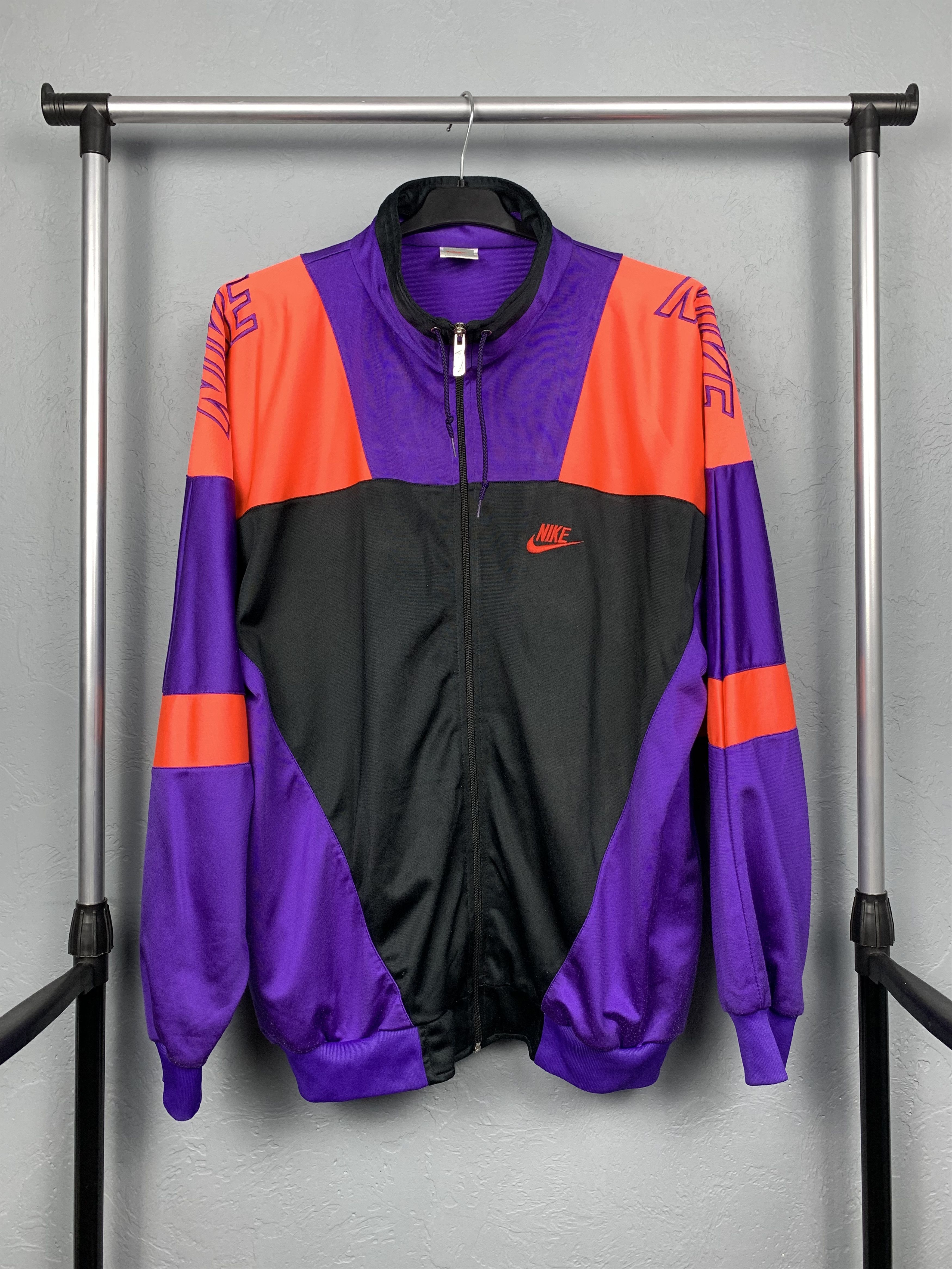 Nike Nike 90s Vintage Track Top Jacket Size US L / EU 52-54 / 3 - 1 Thumbnail