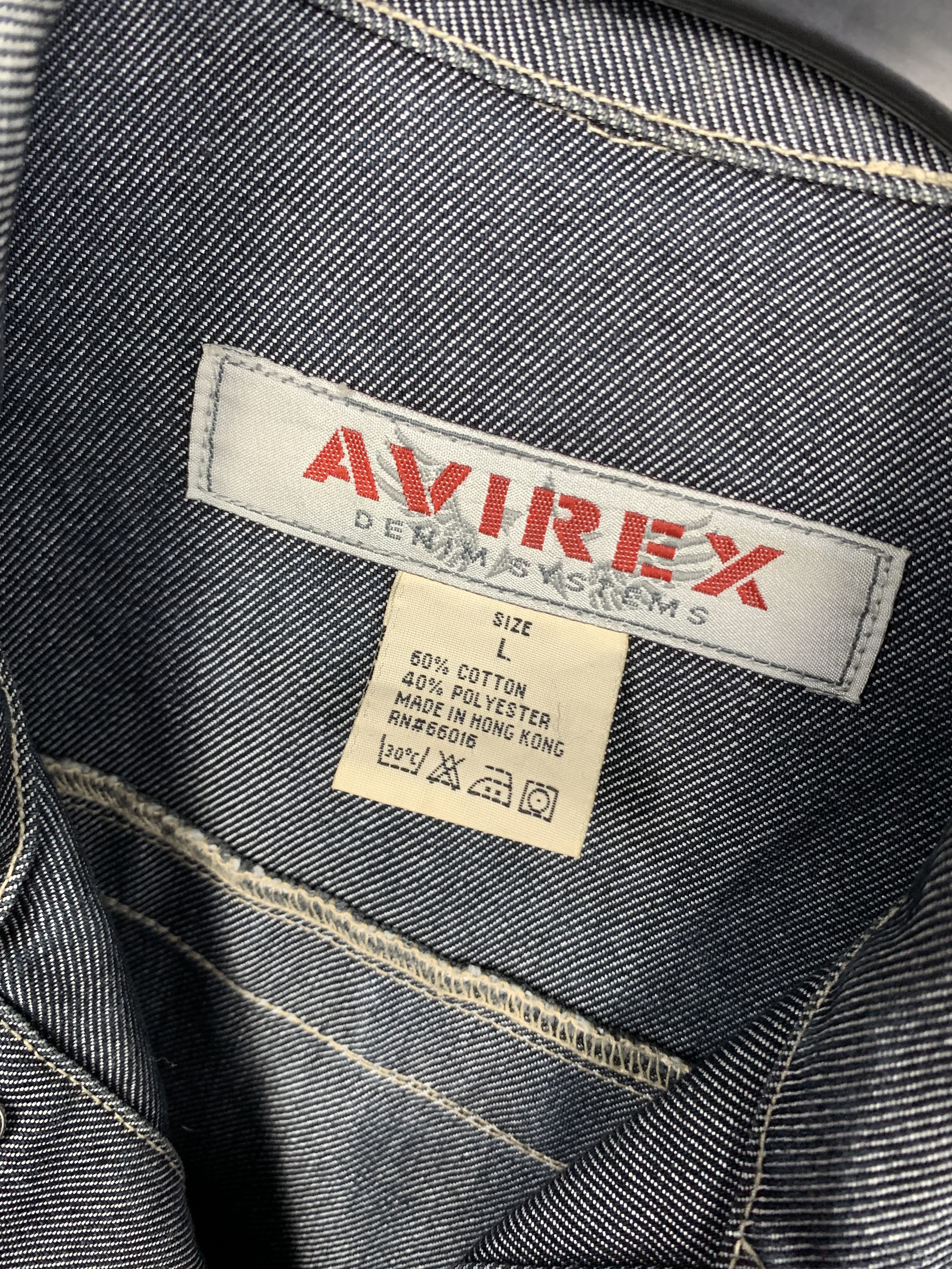 Avirex Avirex Vintage Mens Denim Jacket Size US L / EU 52-54 / 3 - 4 Thumbnail