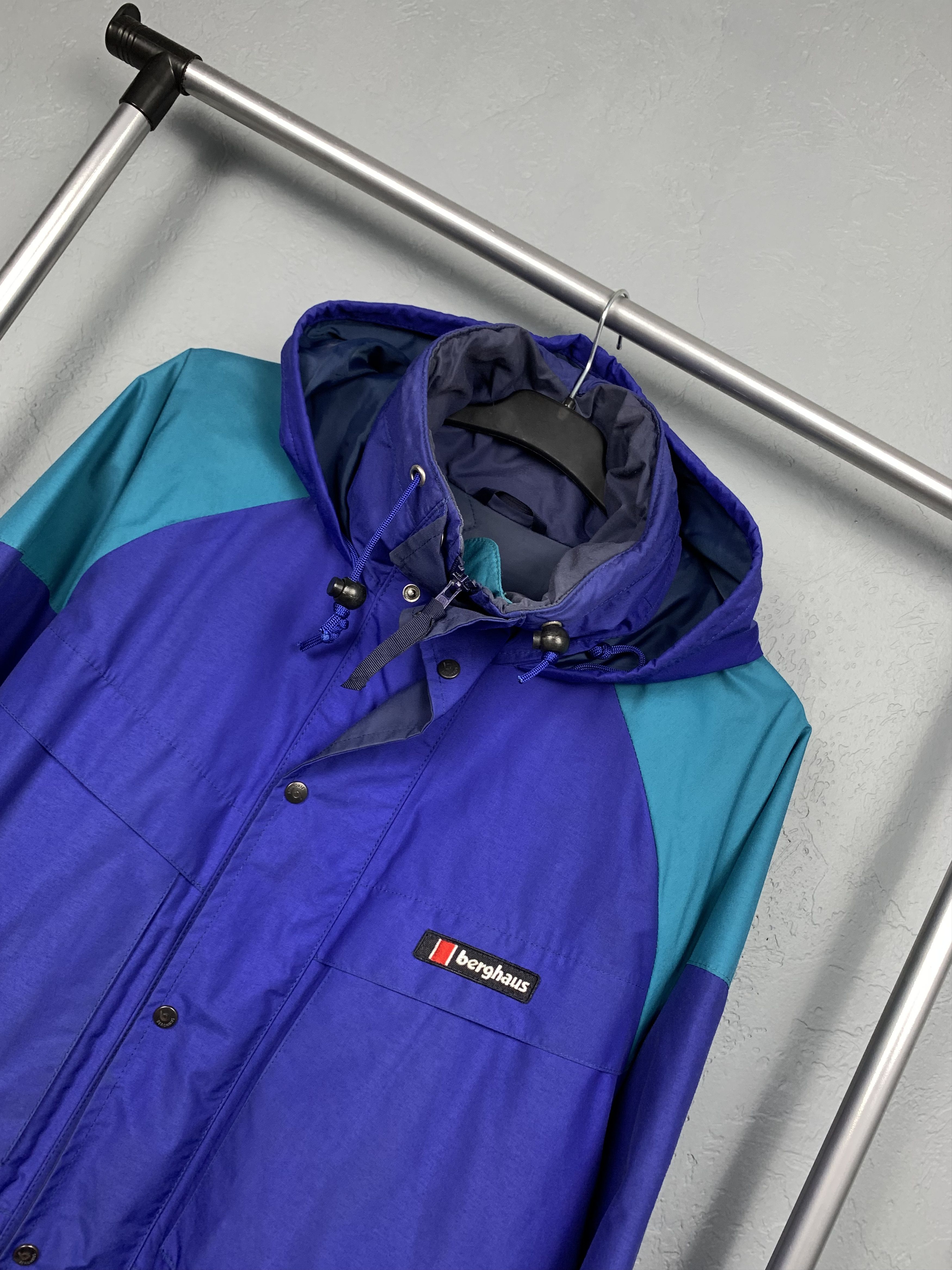 Berghaus Berghaus 90s Vintage Mens Waterproof Jacket Size US L / EU 52-54 / 3 - 2 Thumbnail