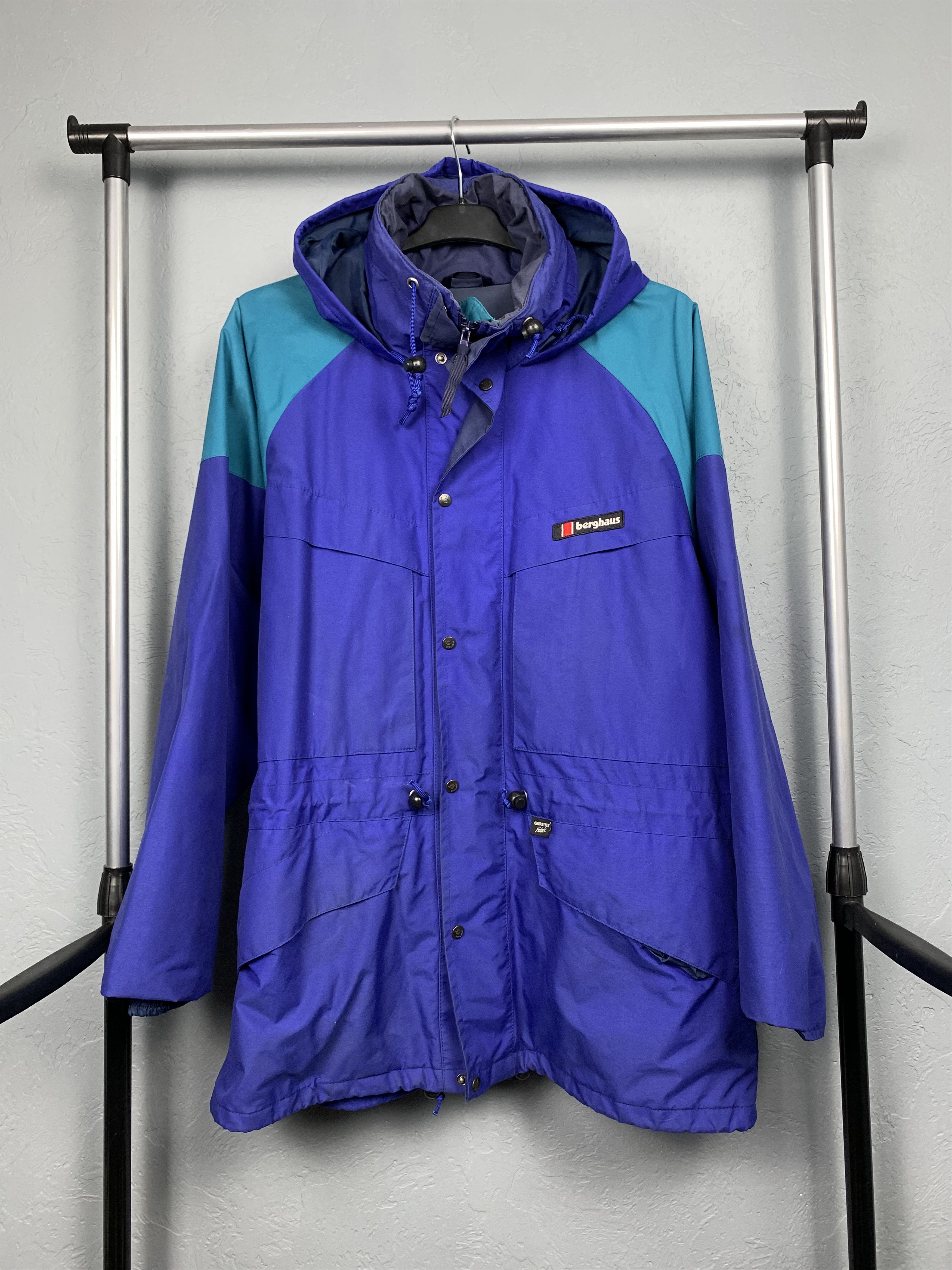 Berghaus Berghaus 90s Vintage Mens Waterproof Jacket Size US L / EU 52-54 / 3 - 1 Thumbnail
