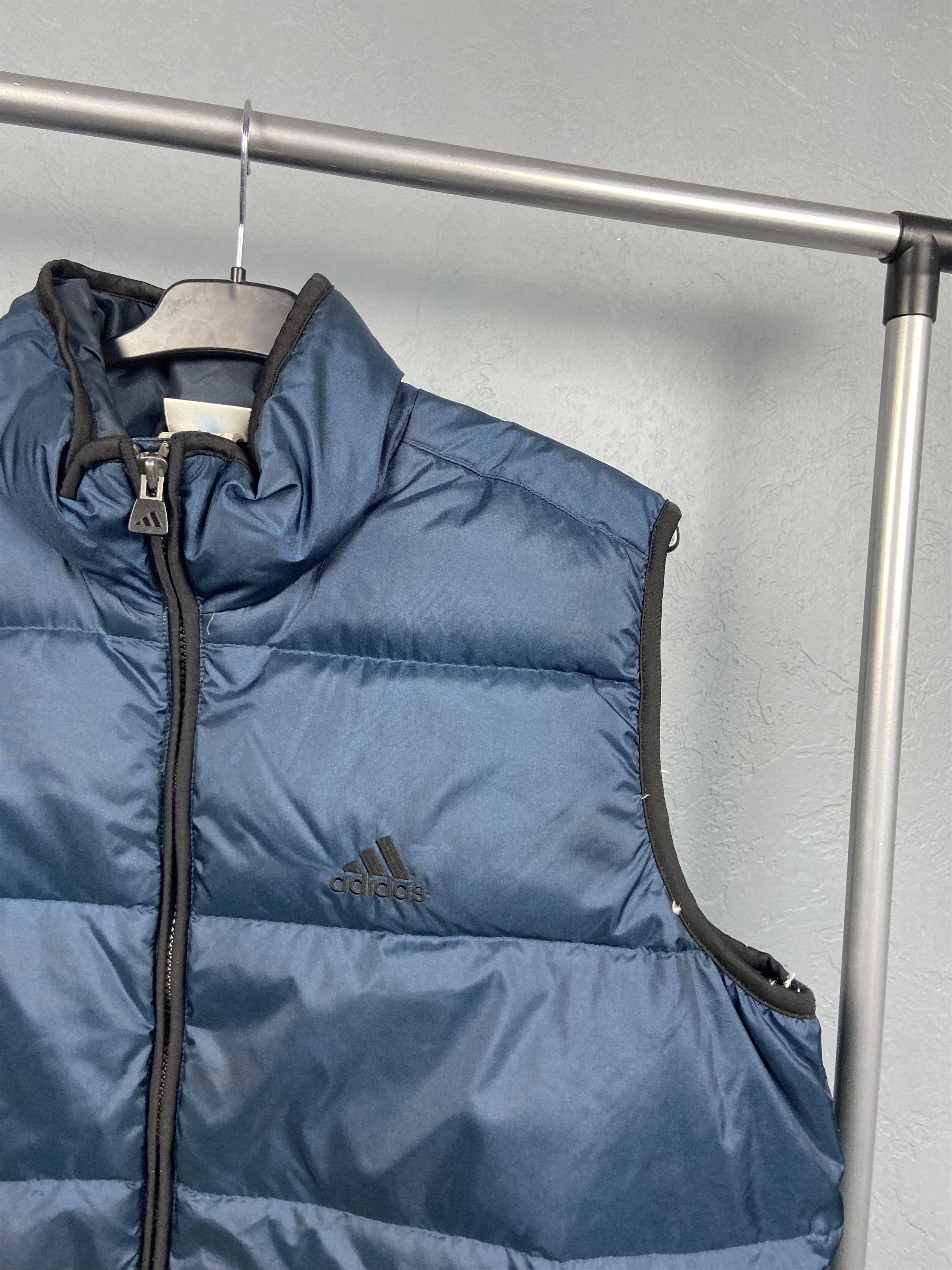 Adidas Adidas Vintage Mens Goose Down Vest Size US M / EU 48-50 / 2 - 2 Thumbnail