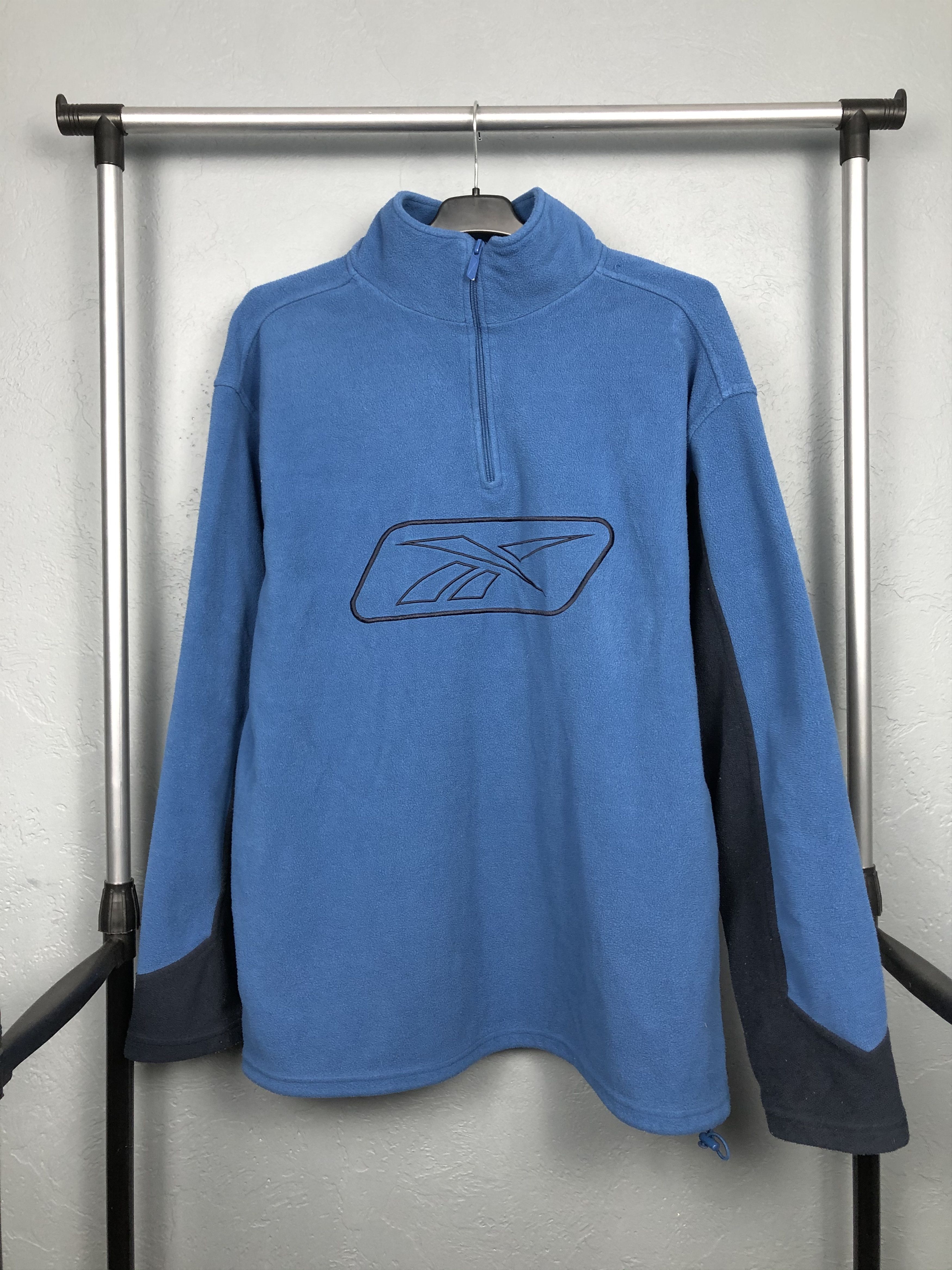 Reebok Vintage Reebok Big Logo Fleece Jacket Size US XL / EU 56 / 4 - 1 Thumbnail