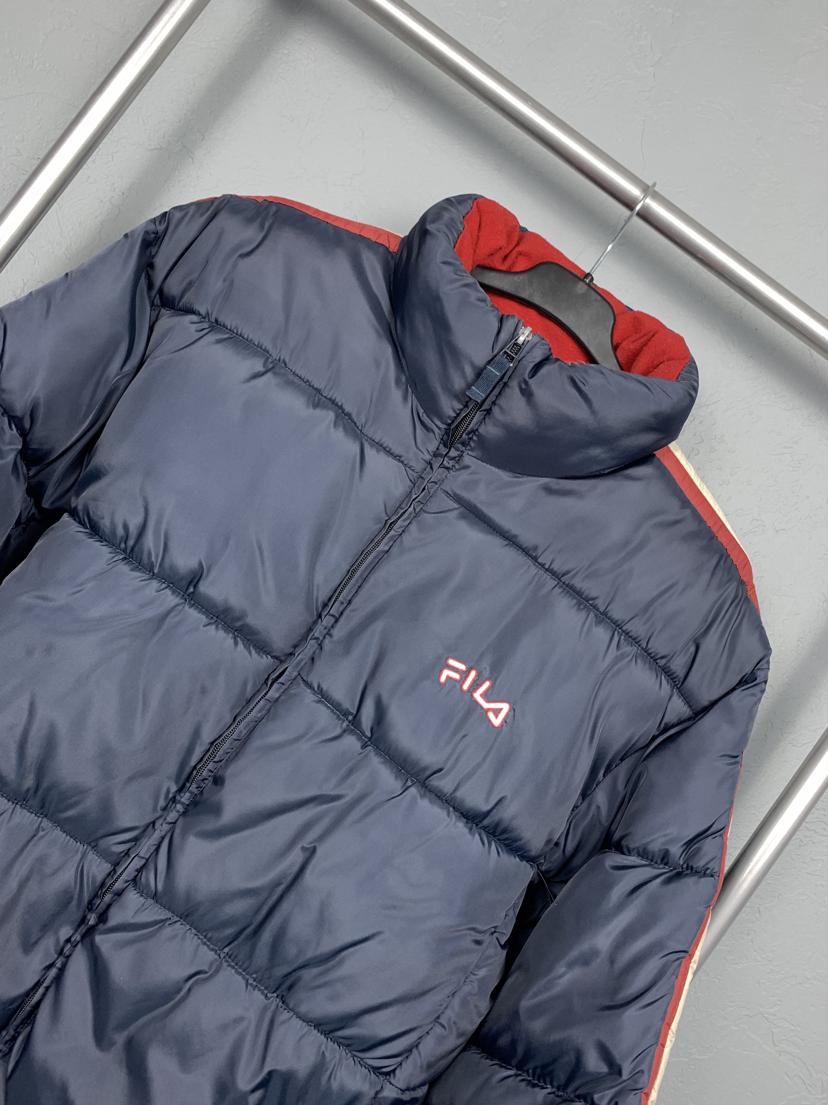 Fila Vintage Fila Mens Puffer Jacket Size US M / EU 48-50 / 2 - 2 Thumbnail