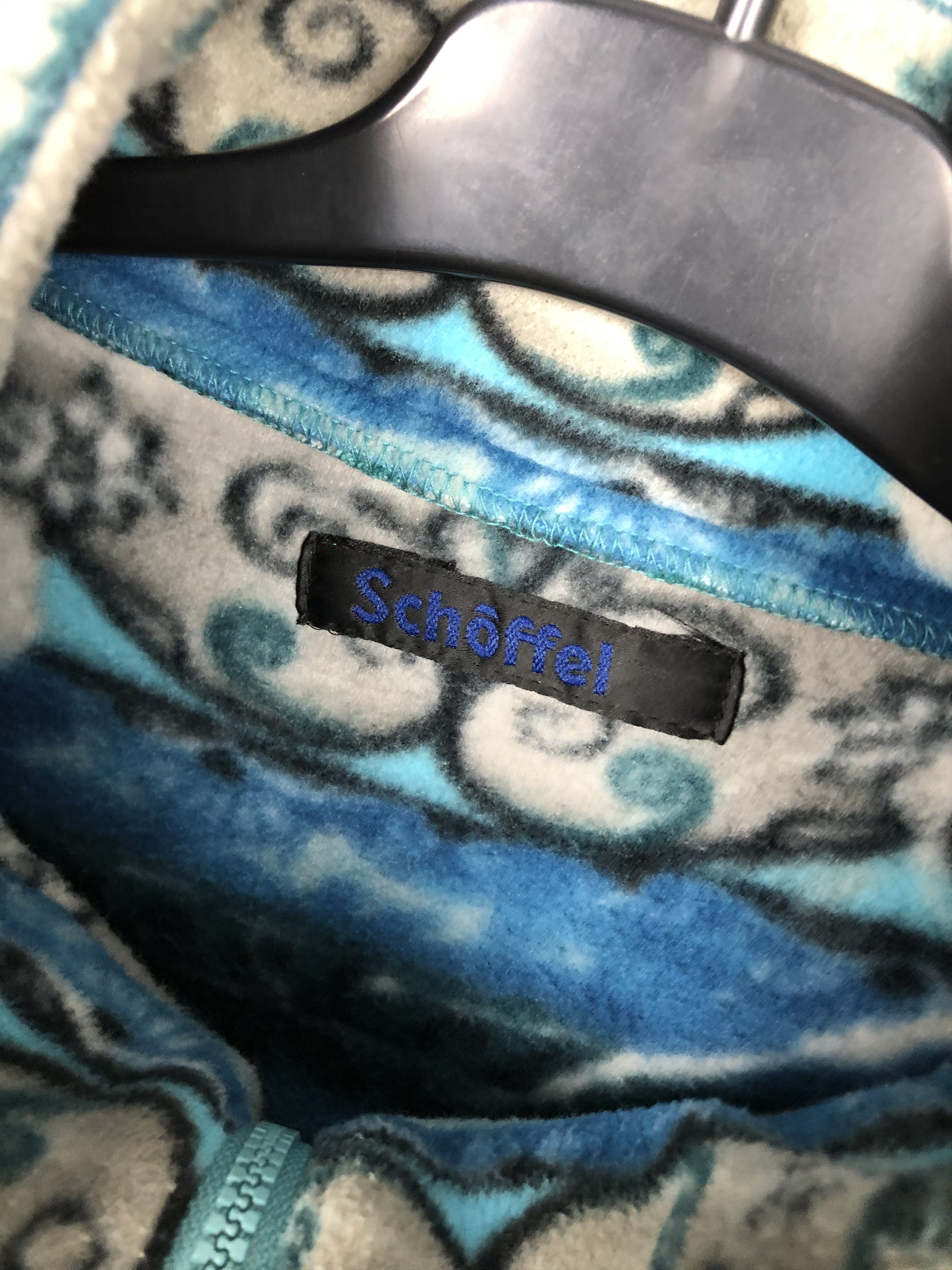 Vintage Vintage Fleece Jacket Abstract Printed All Over Size US XL / EU 56 / 4 - 3 Thumbnail